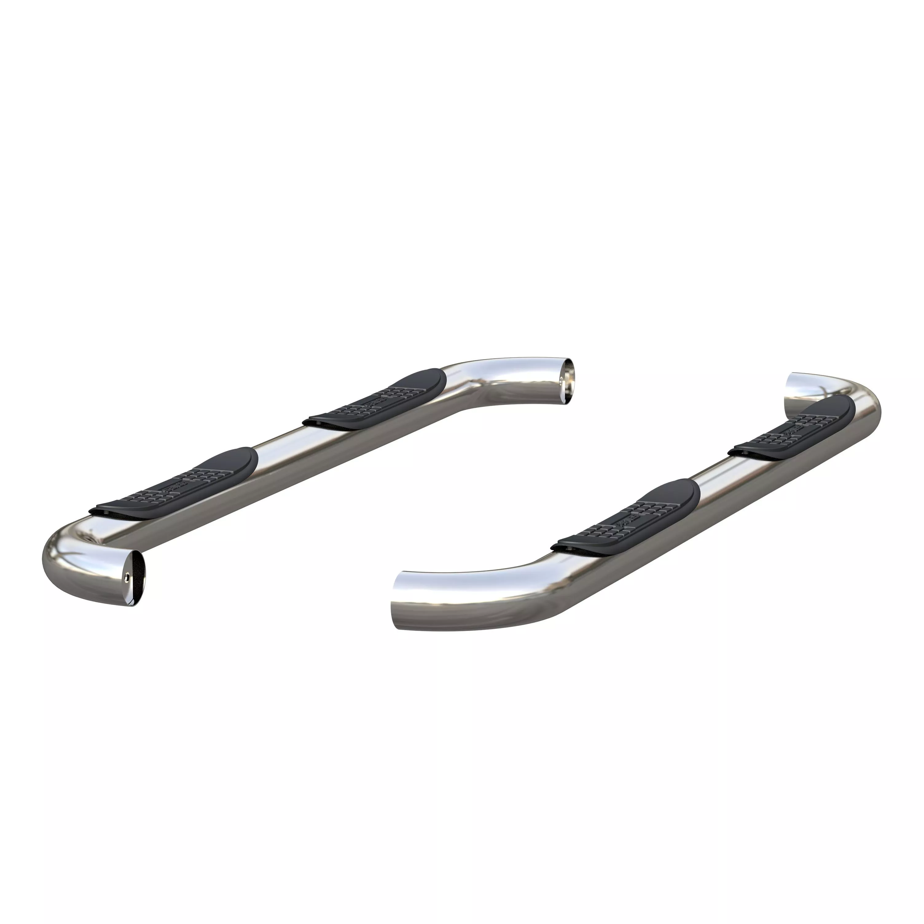 203025-2 - 3-Inch Round Polished Stainless Steel Nerf Bars, No-Drill, Fits Select Ford F-250, F-350 Super Duty - 1999-2016 Ford F-250 Super Duty and more