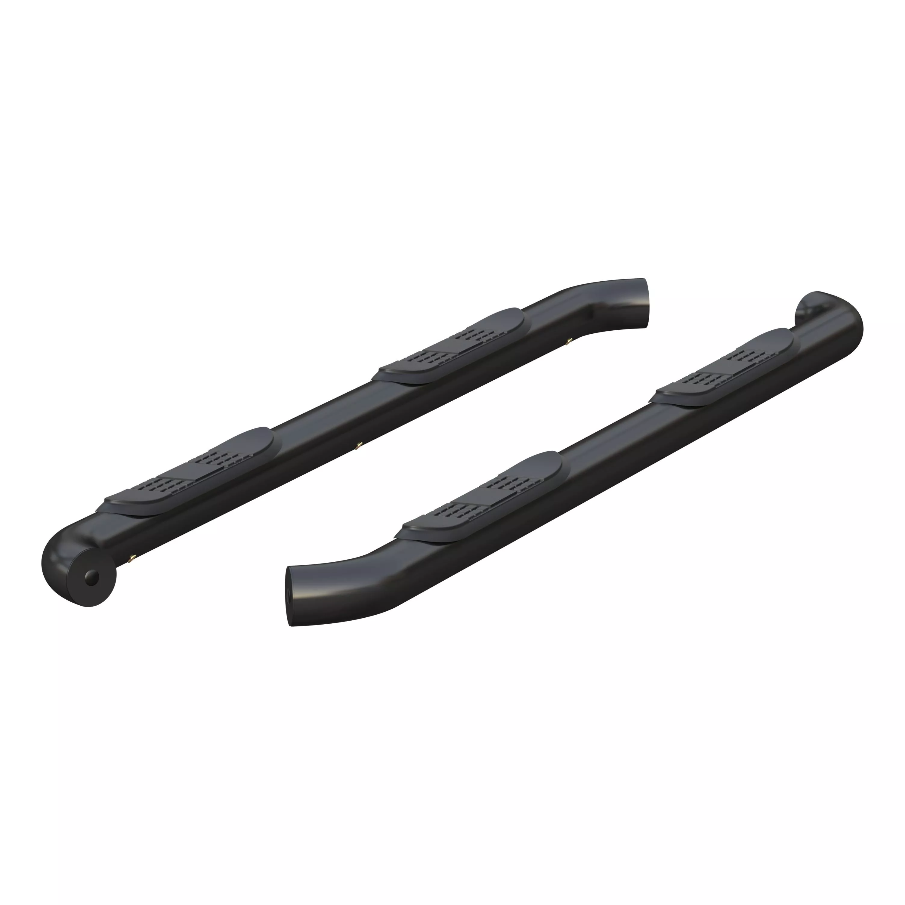 203046 - 3-Inch Round Black Steel Nerf Bars, No-Drill, Fits Select Ford Ranger SuperCrew - 2019-2026 Ford Ranger