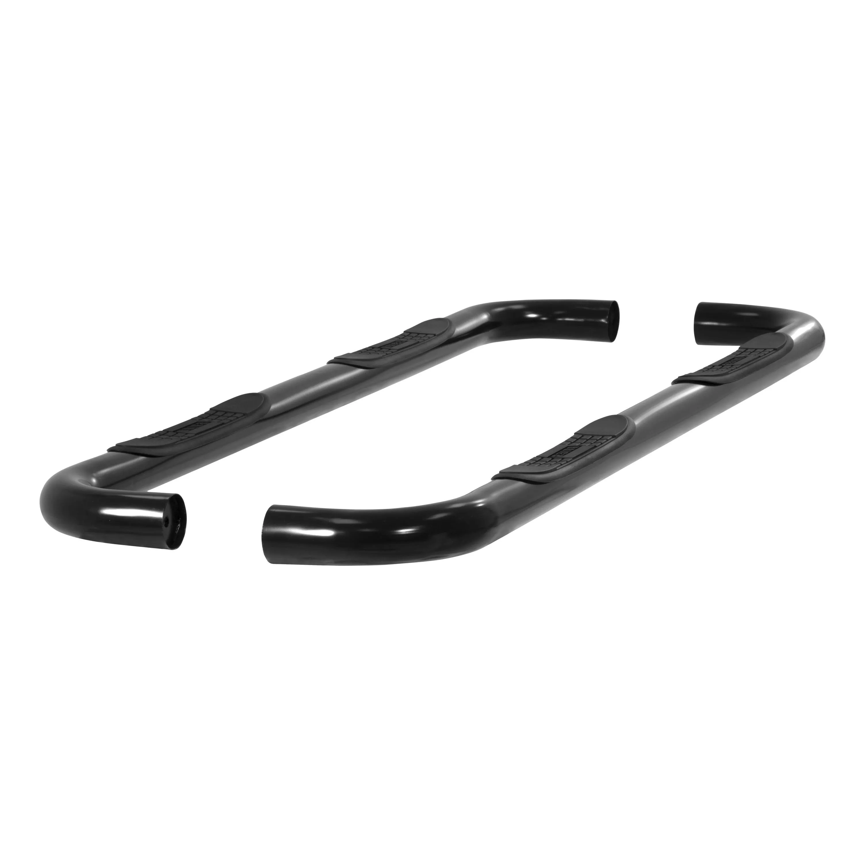 204009 - 3-Inch Round Black Steel Nerf Bars, No-Drill, Fits Select Chevrolet Silverado, GMC Sierra 1500, 2500, 3500 HD - 2007 Chevrolet Silverado 1500 Classic and more