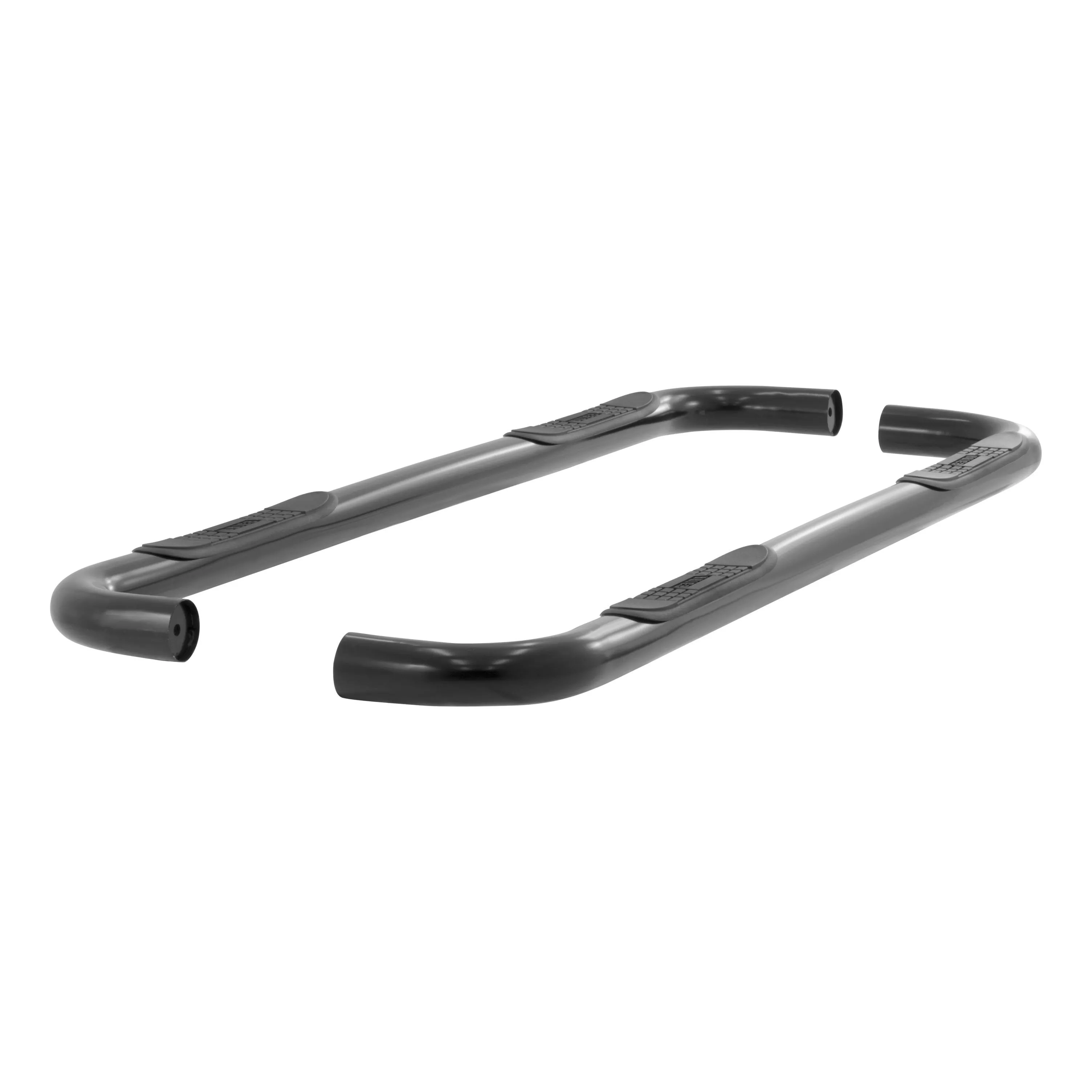 204014 - 3-Inch Round Black Steel Nerf Bars, No-Drill, Fits Select Chevrolet Suburban - 1992-1999 Chevrolet C1500 Suburban and more