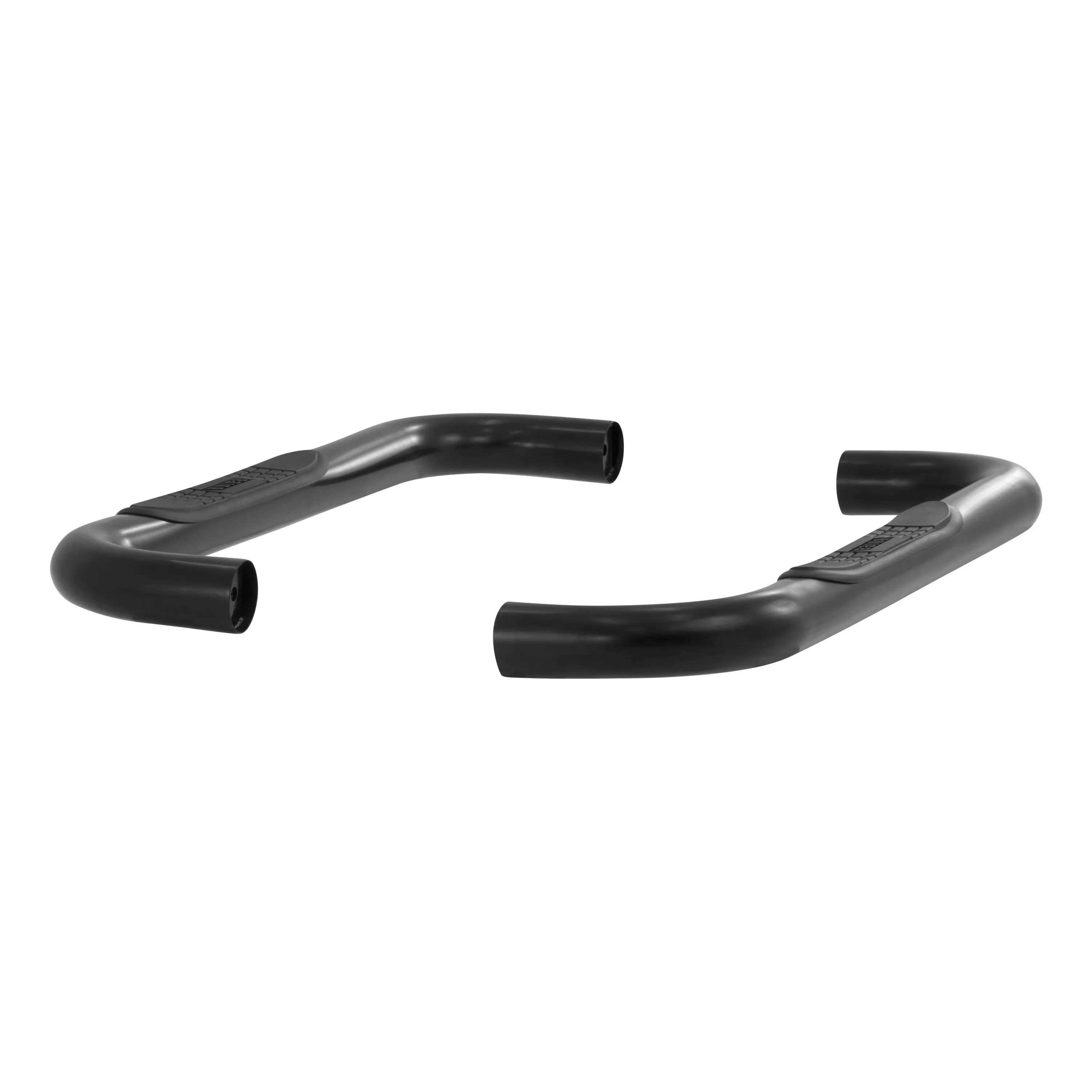 204017 - 3-Inch Round Black Steel Nerf Bars, No-Drill, Fits Select Chevrolet Silverado, GMC Sierra 1500, 2500, 3500 HD - 1999-2015 Chevrolet Silverado 1500 and more