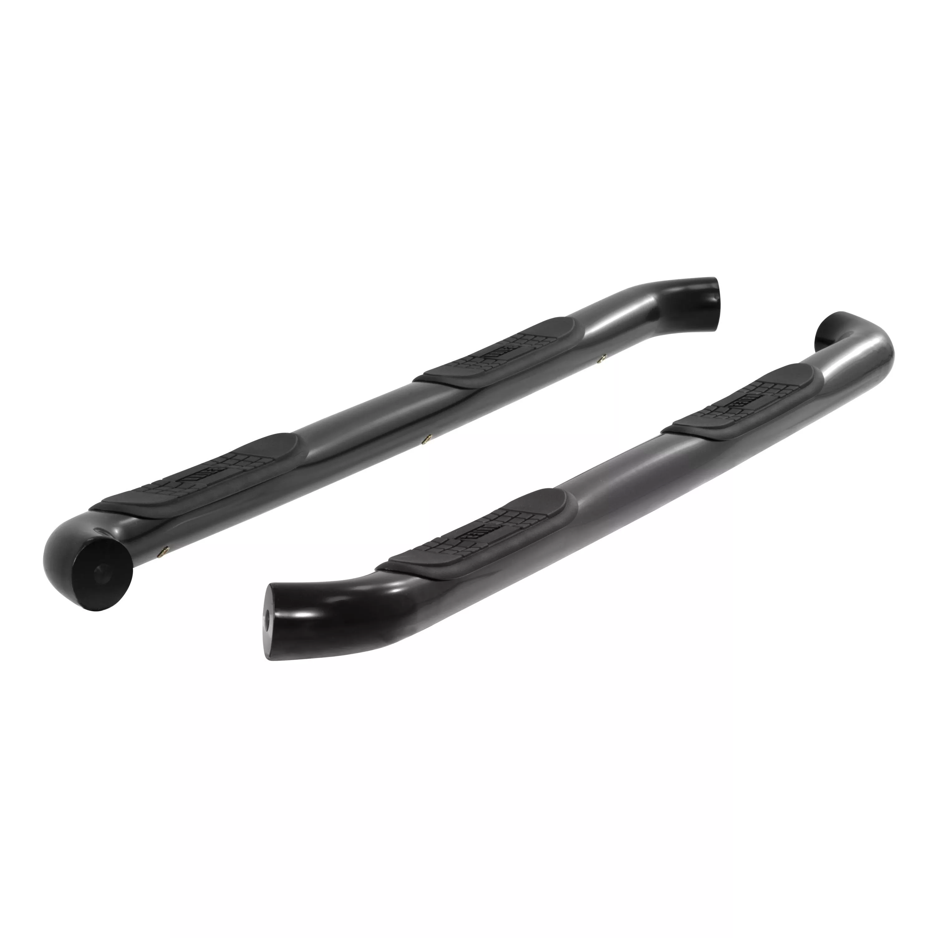 204046 - 3-Inch Round Black Steel Nerf Bars, No-Drill, Fits Select Chevrolet Silverado, GMC Sierra 1500, 2500, 3500 HD - 2019 Chevrolet Silverado 1500 LD and more