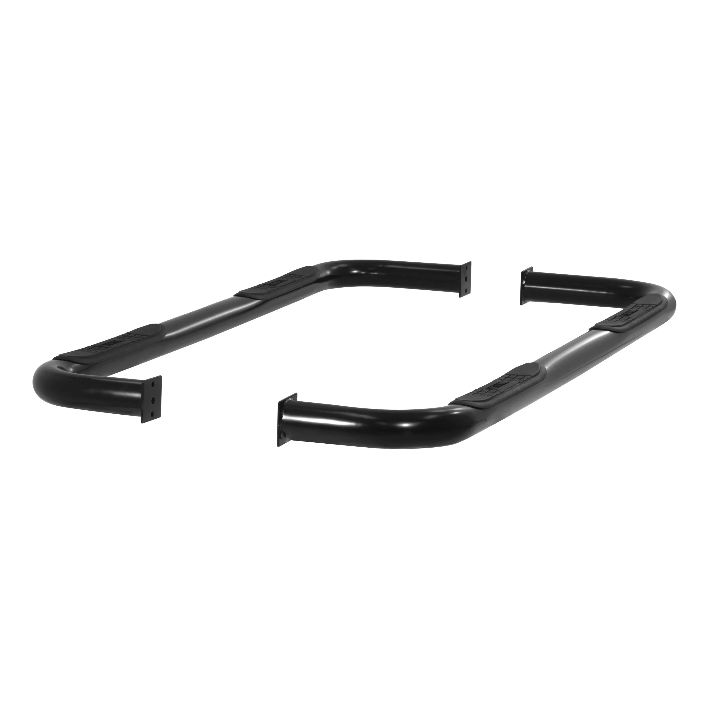205003 - 3-Inch Round Black Steel Nerf Bars, No-Drill, Fits Select Dodge Ram 1500 - 1998-2000 Dodge Ram 1500