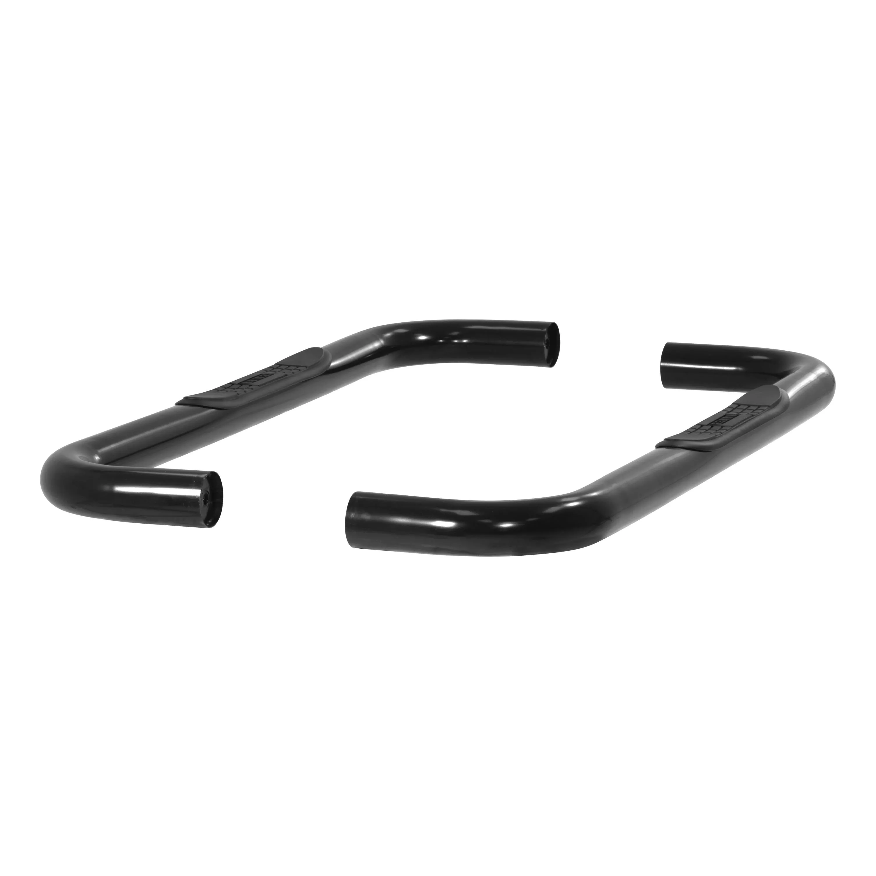 205013 - 3-Inch Round Black Steel Nerf Bars, No-Drill, Fits Select Dodge Ram 1500, 2500, 3500 - 2002-2008 Dodge Ram 1500 and more