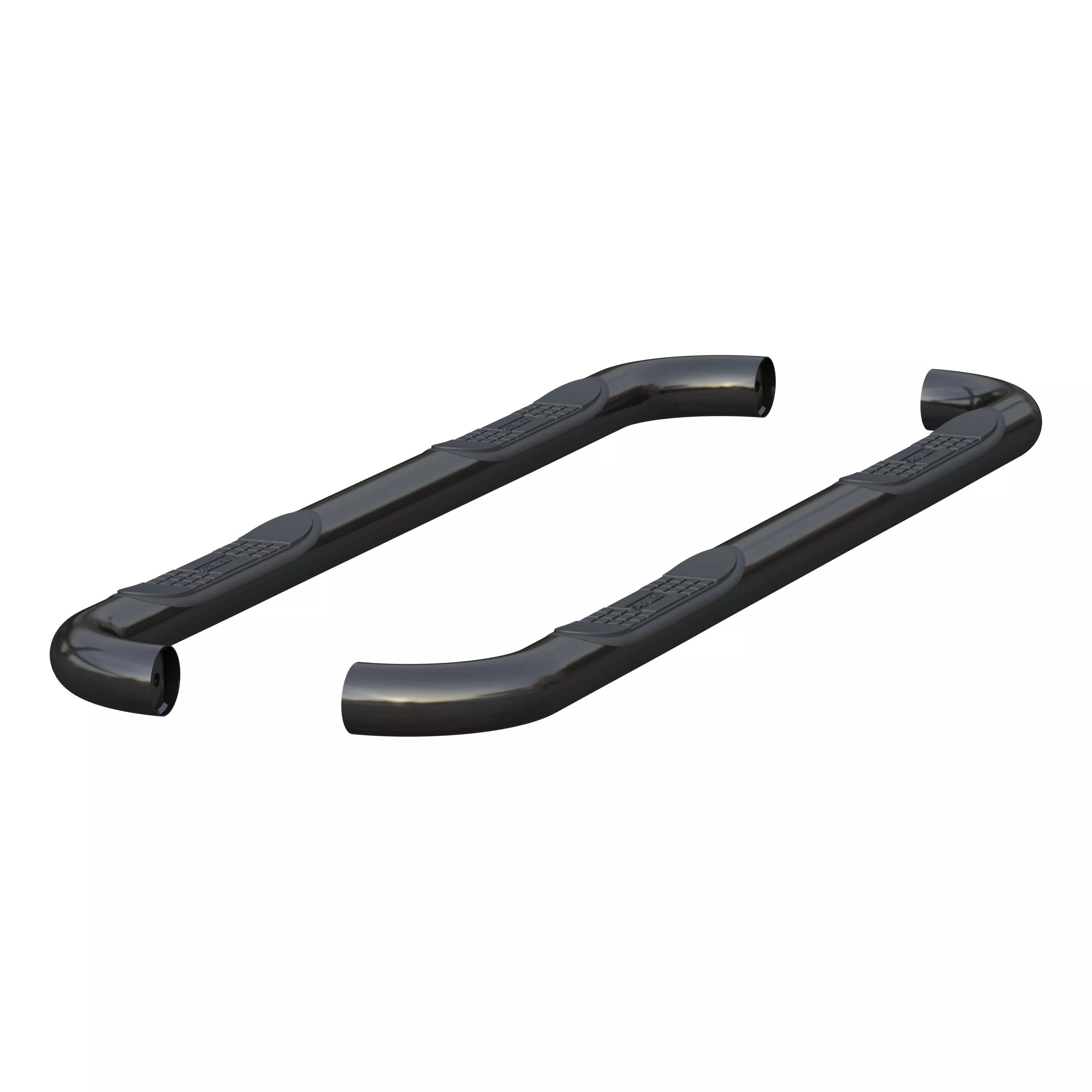 205040 - 3-Inch Round Black Steel Nerf Bars, No-Drill, Fits Select Dodge, Ram 1500, 2500, 3500 - 2019-2024 Ram 1500 Classic and more