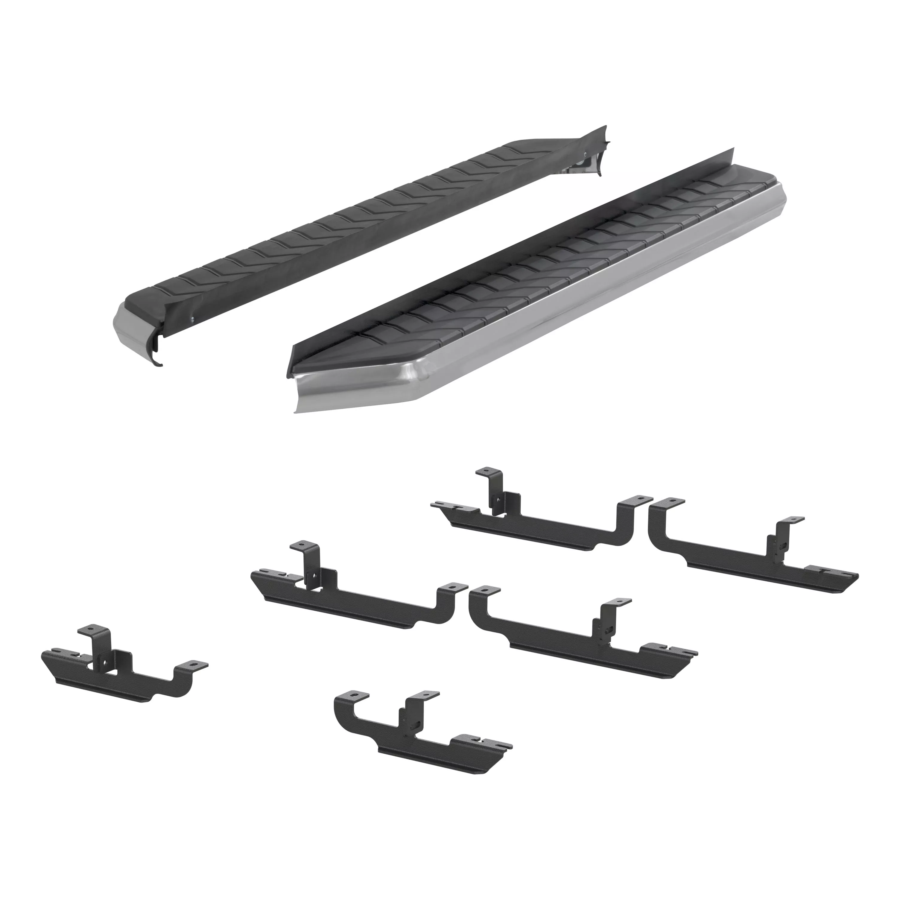 2051023 - AeroTread 5 x 67-Inch Polished Stainless SUV Running Boards, Select Jeep Renegade - 2015-2023 Jeep Renegade