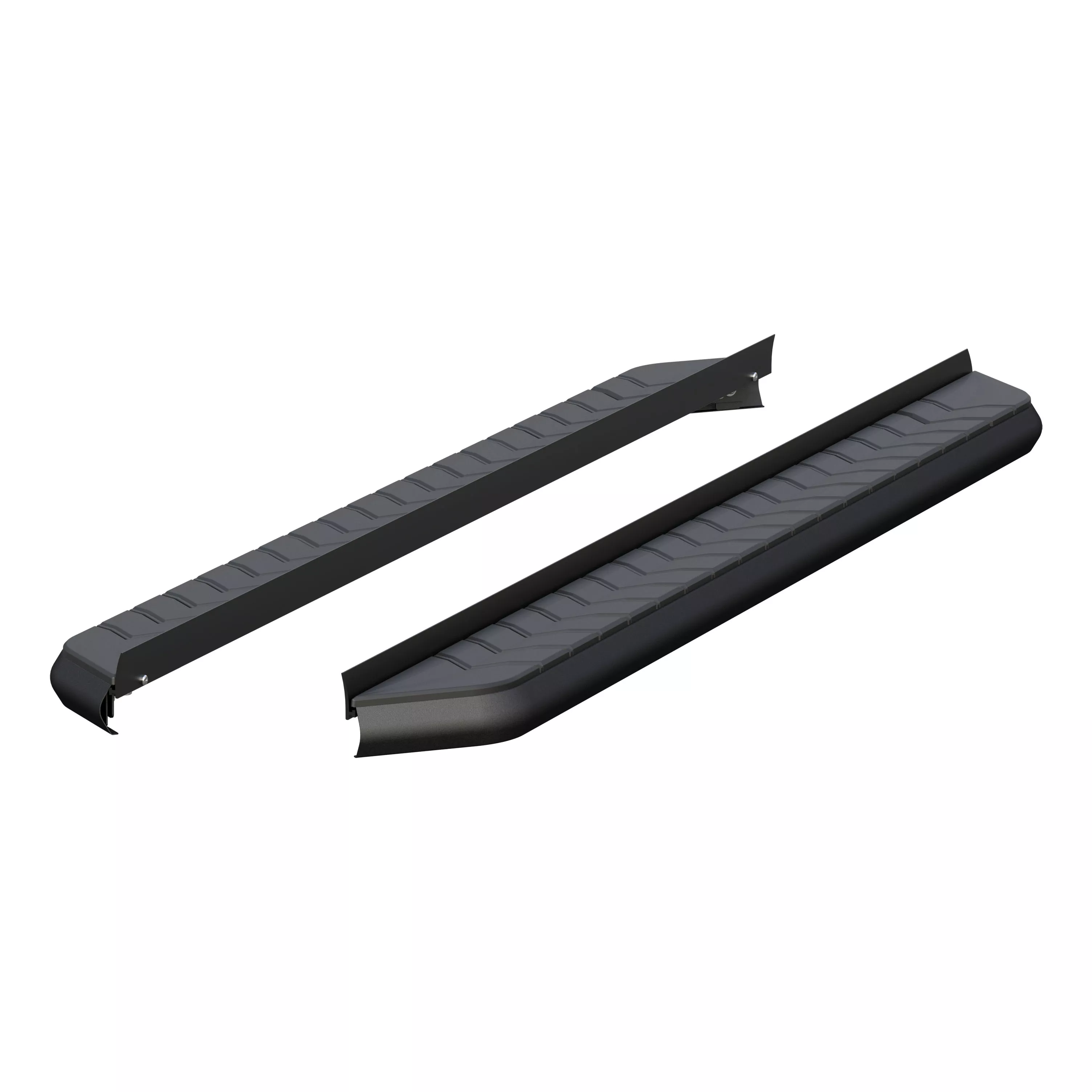 2051970 - AeroTread 5" x 70" Black Stainless Running Boards (No Brackets) - 2015-2024 Ford Edge, 2015-2024 Nissan Murano and more
