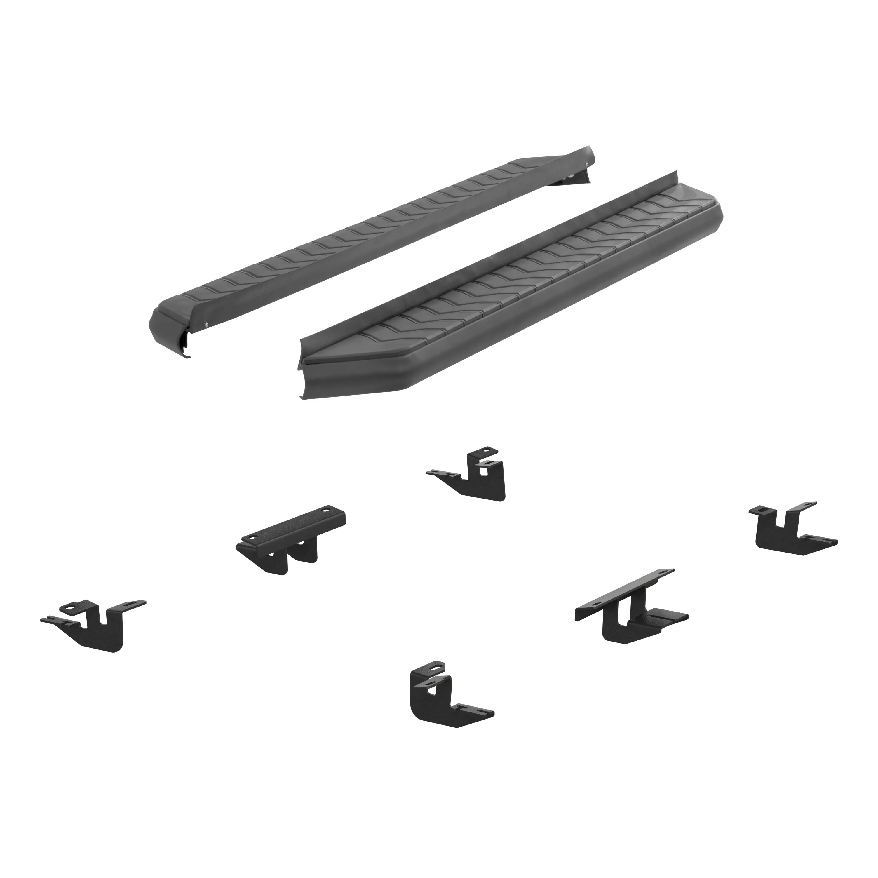 2061002 - AeroTread 5 x 70-Inch Black Stainless SUV Running Boards, Select Ford Edge - 2015-2024 Ford Edge