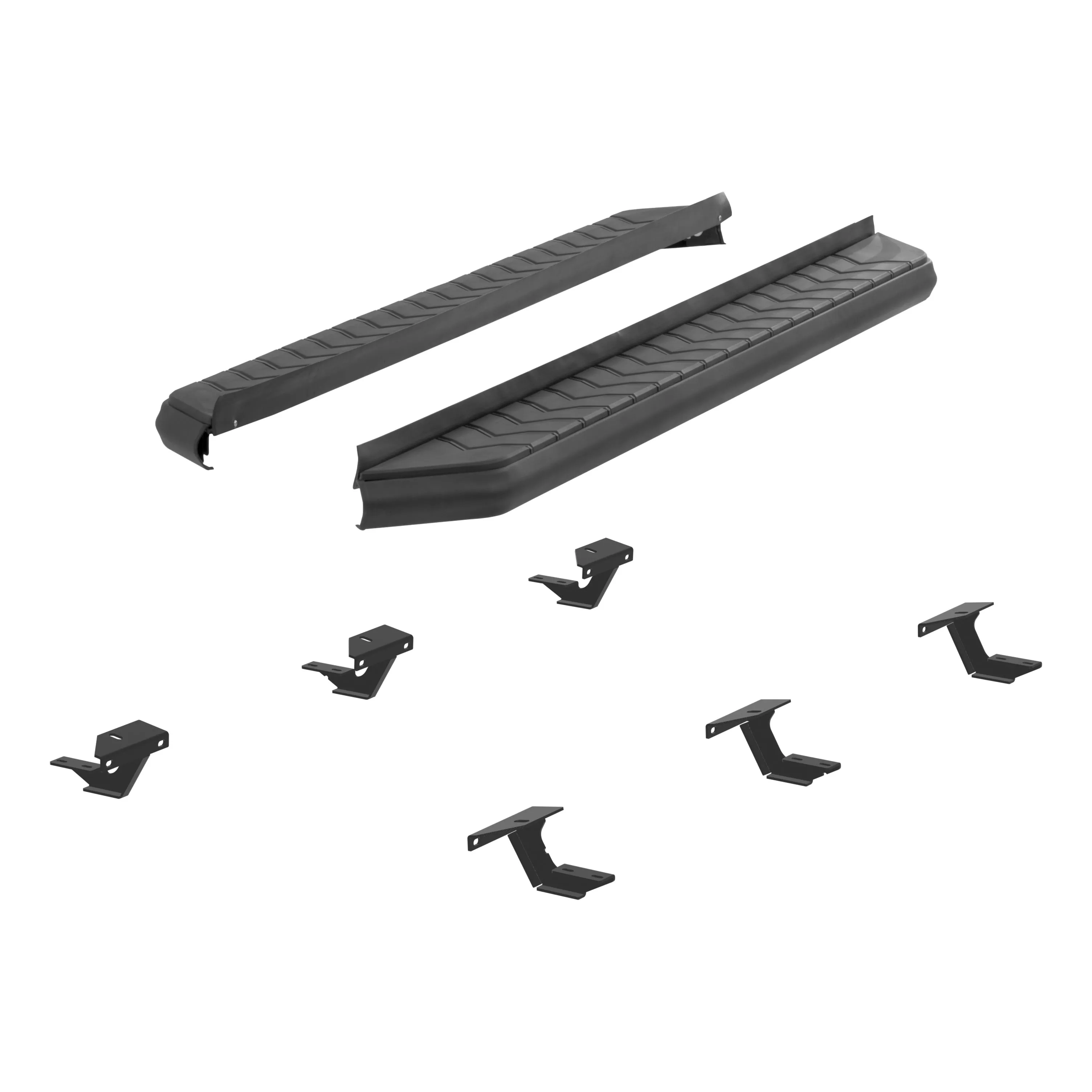 2061009 - AeroTread 5 x 67-Inch Black Stainless SUV Running Boards, Select Jeep Grand Cherokee - 2022 Jeep Grand Cherokee WK and more
