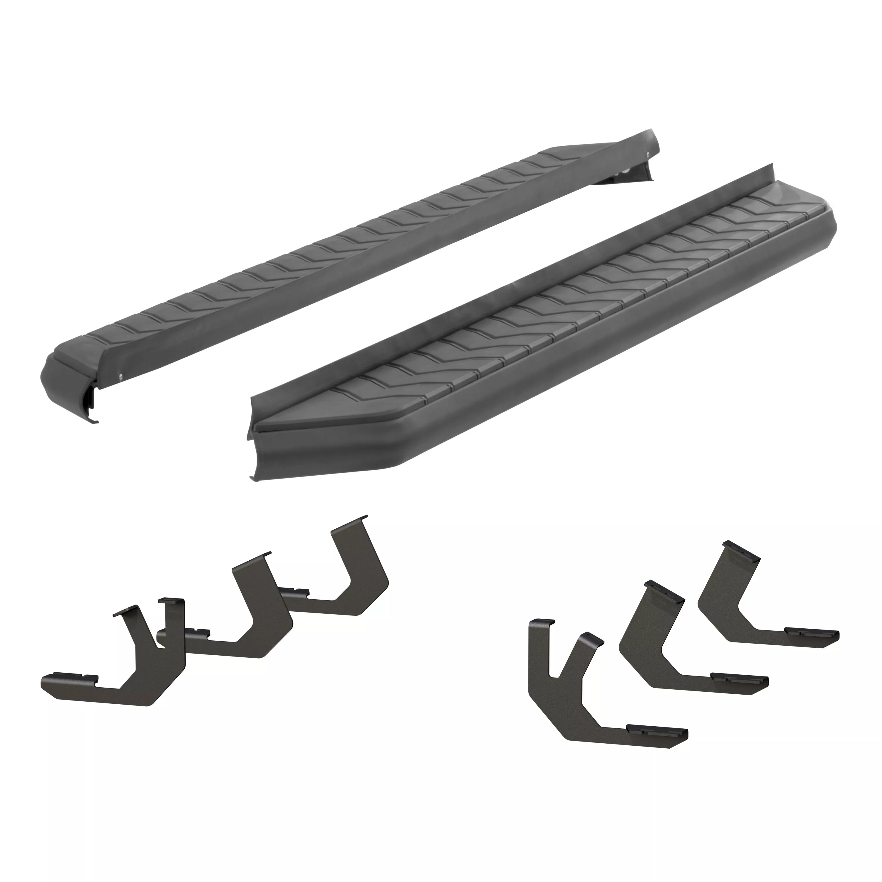 2061025 - AeroTread 5 x 70-Inch Black Stainless SUV Running Boards, Select Toyota 4Runner - 2014-2024 Toyota 4Runner