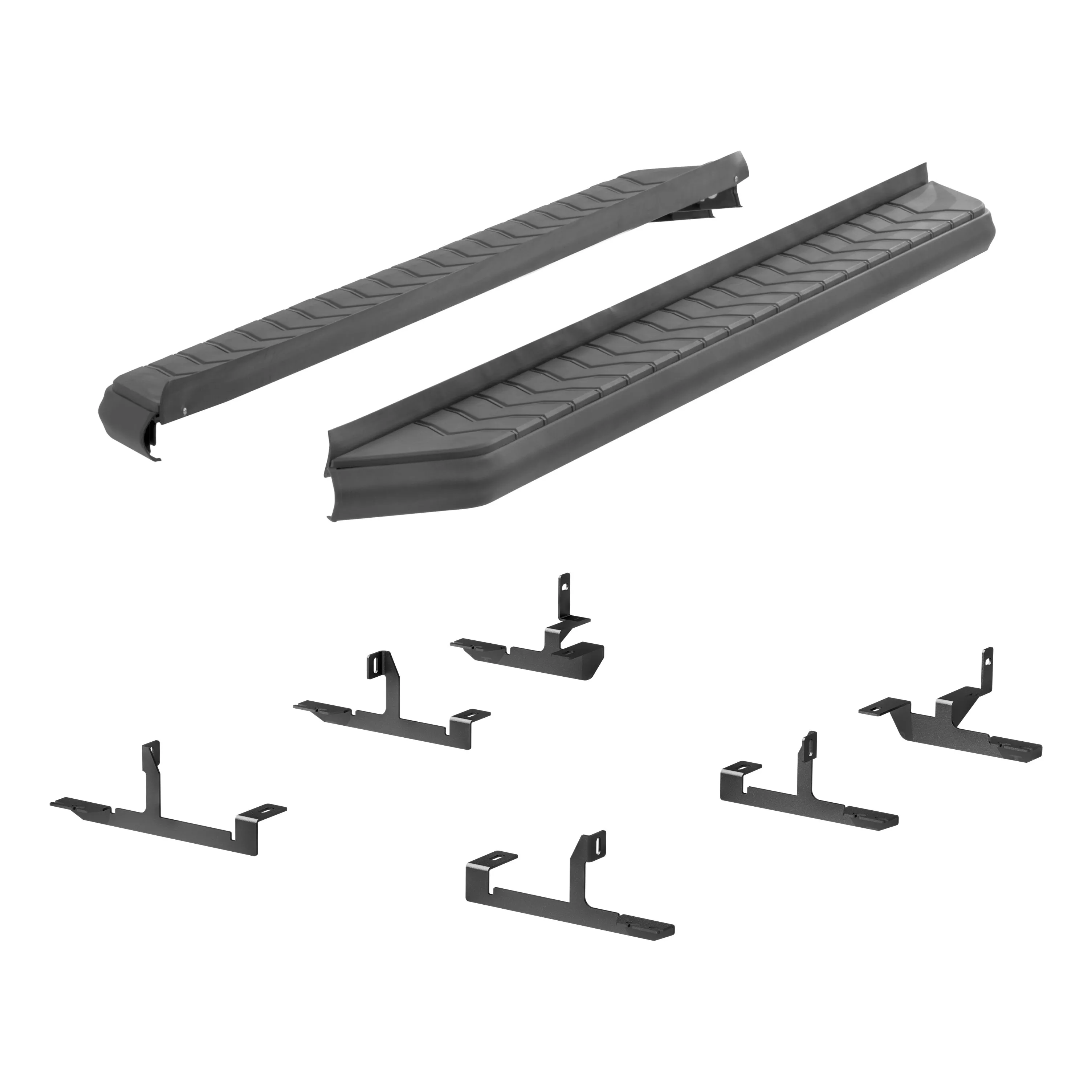 2061030 - AeroTread 5 x 76-Inch Black Stainless SUV Running Boards, Select Buick Enclave, Chevrolet Traverse - 2018-2024 Buick Enclave and more