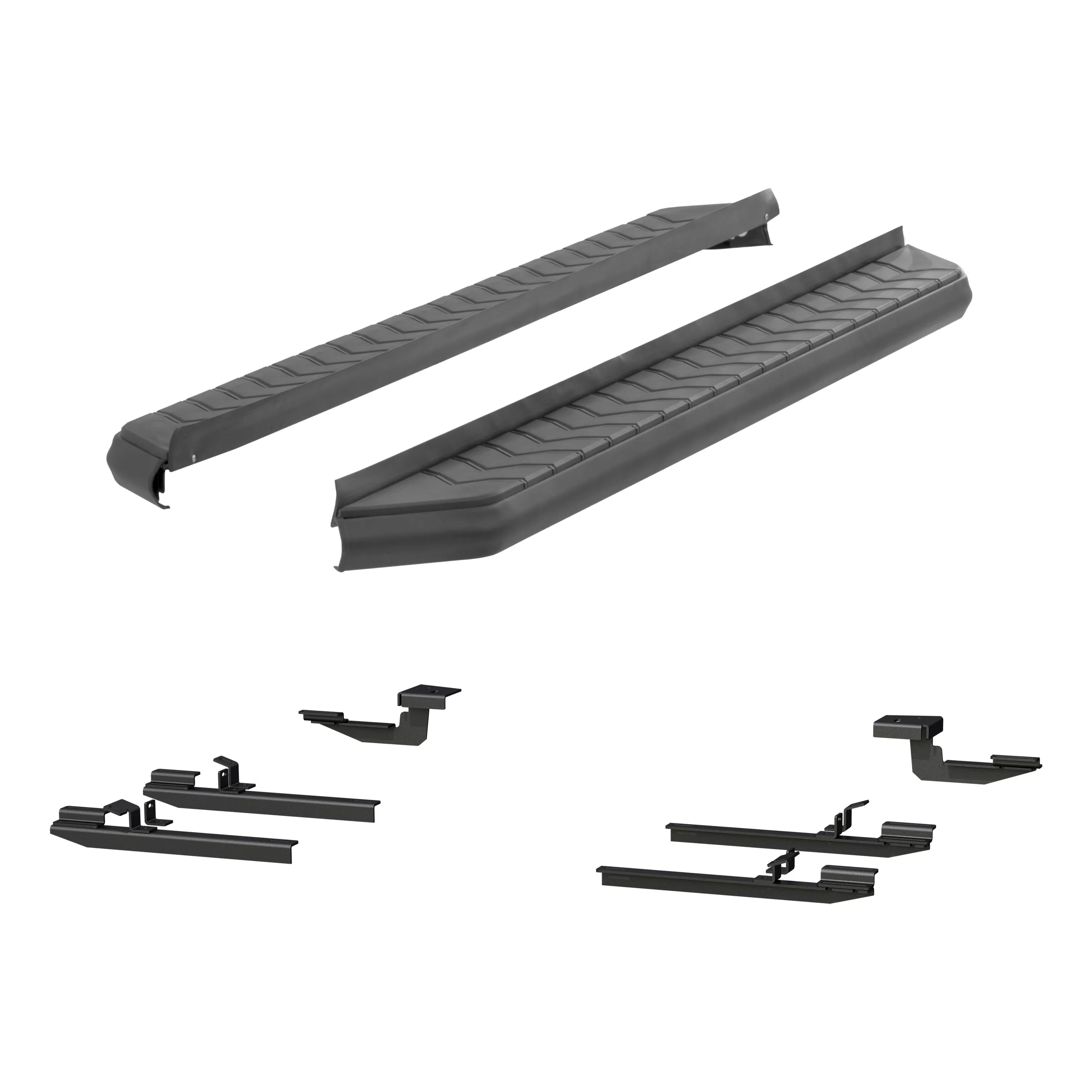 2061037 - AeroTread 5 x 70-Inch Black Stainless SUV Running Boards, Select Nissan Rogue - 2017-2022 Nissan Rogue Sport and more