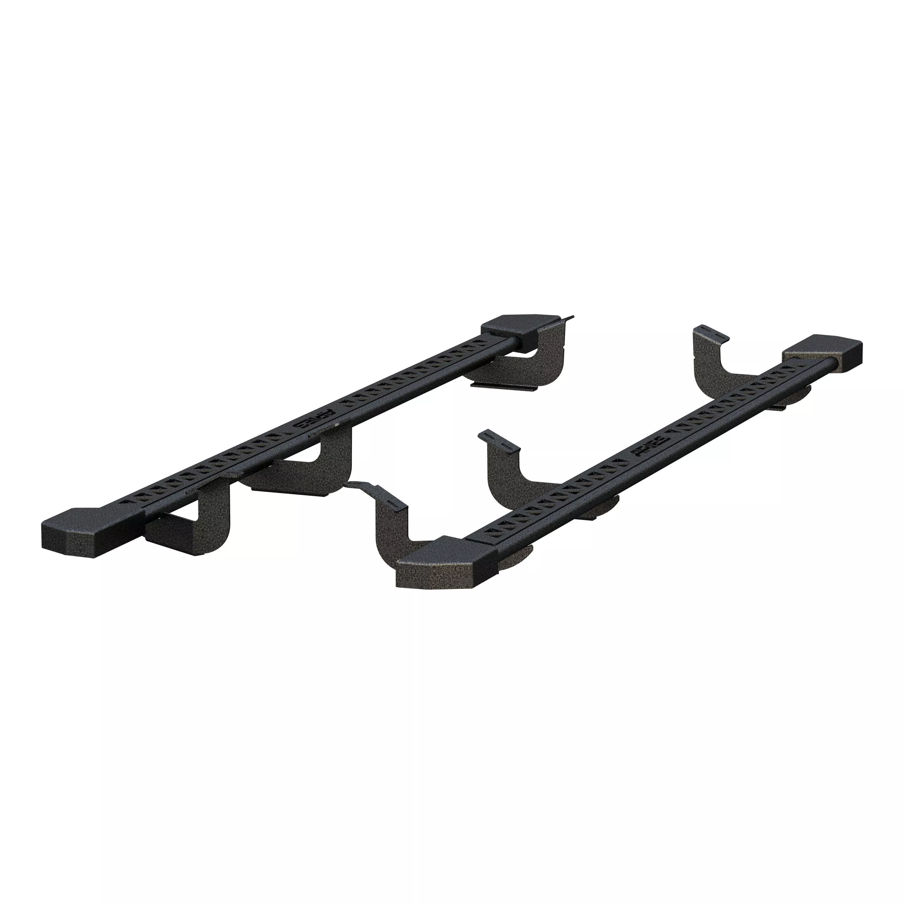 2074153 - Black Steel Rocker Step Guard Running Boards, Select Toyota Tundra - 2007-2016 Toyota Tundra