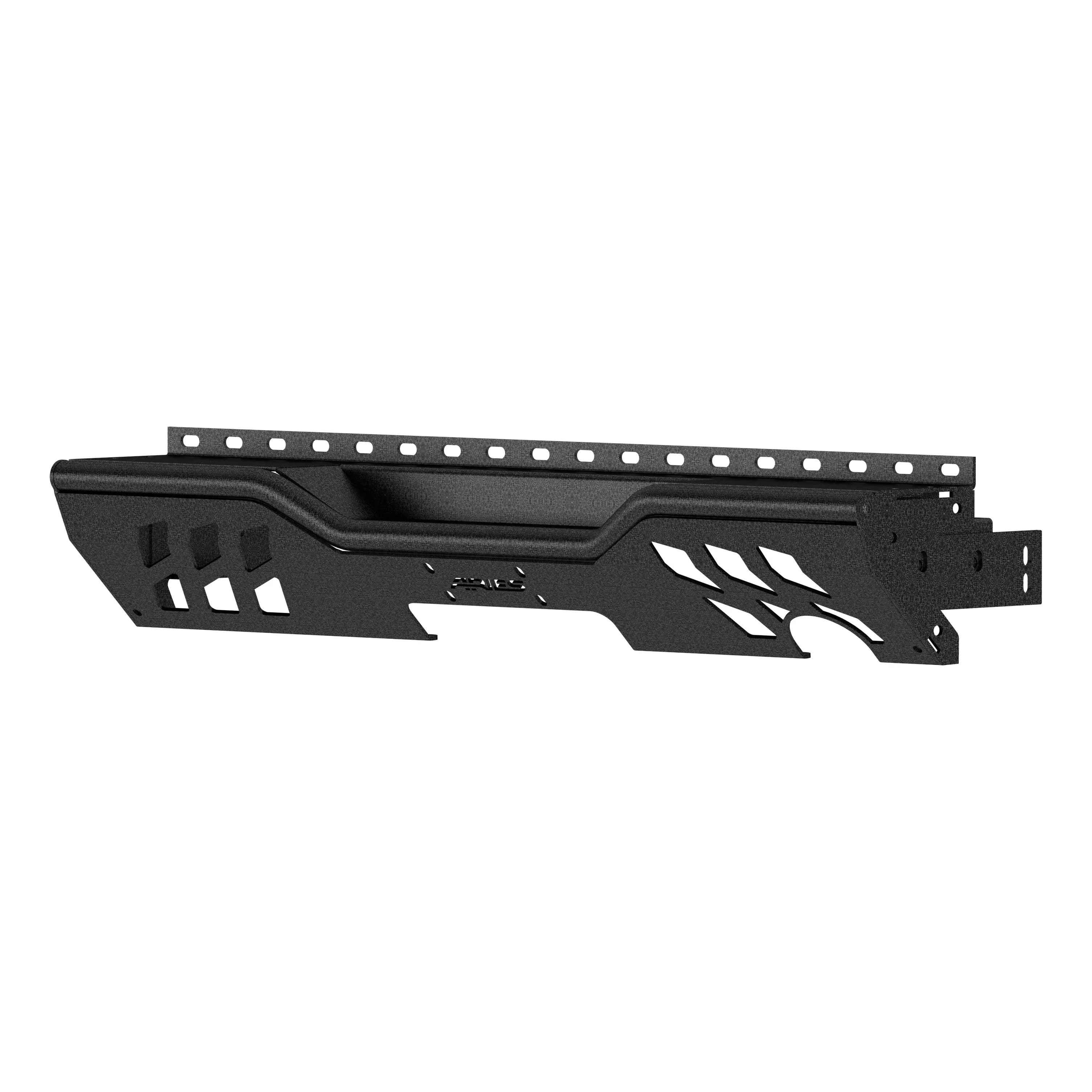 2081021 - TrailChaser Black Aluminum Rear Bumper Center Section Only, Select Jeep Wrangler JK - 2018 Jeep Wrangler JK, 2007-2017 Jeep Wrangler