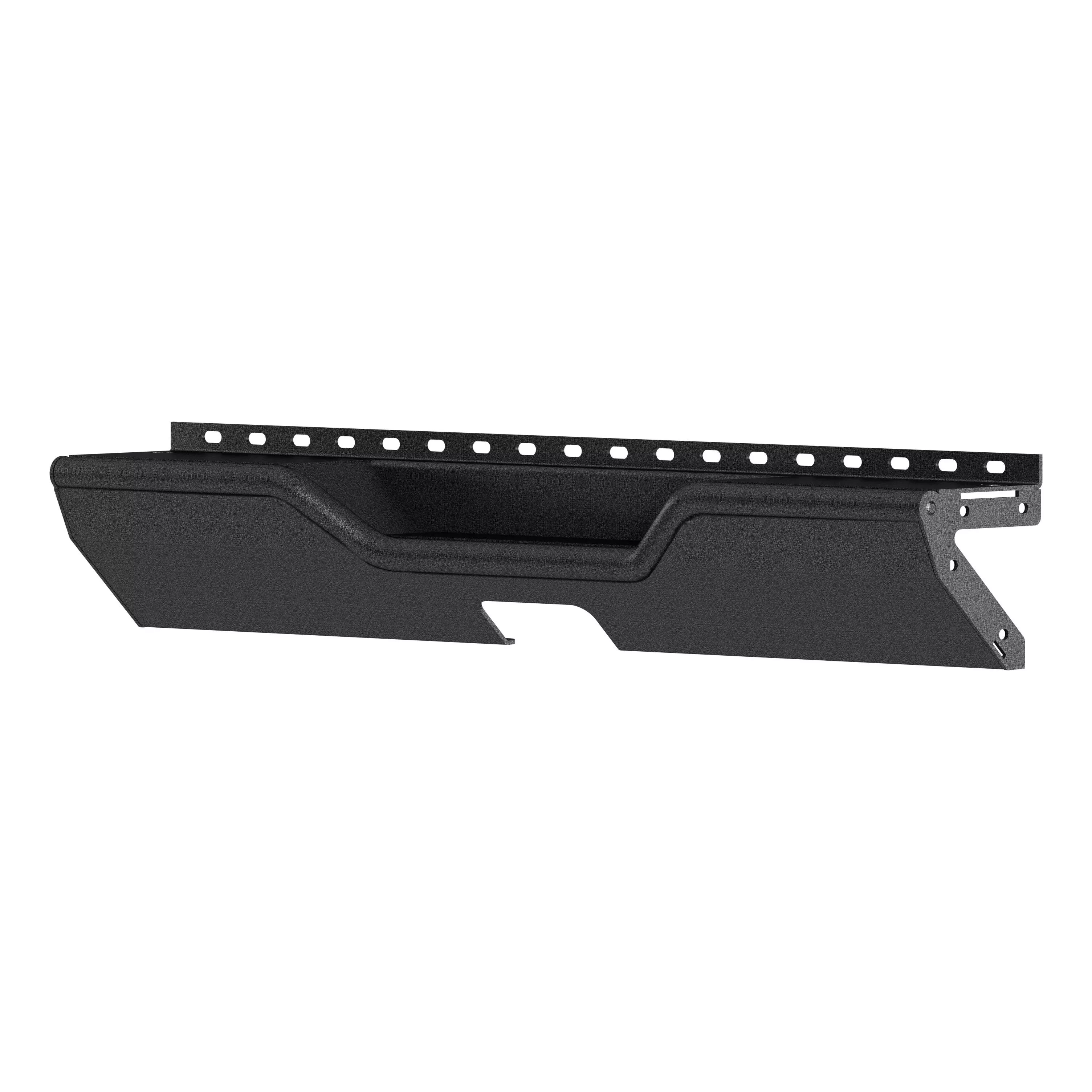 2081025 - TrailChaser Black Aluminum Rear Bumper Center Section Only, Select Jeep Wrangler JL - 2018-2026 Jeep Wrangler
