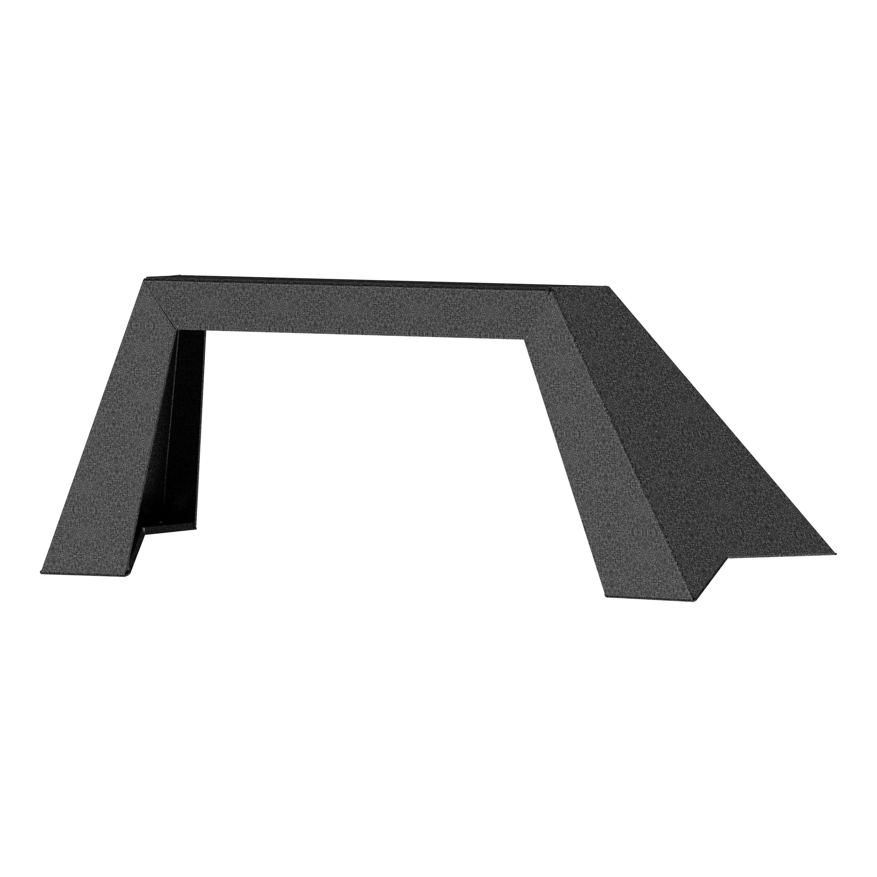 2081101 - TrailChaser Black Aluminum Front Jeep Bumper Angular Brush Guard Only - 2020-2026 Jeep Gladiator, 2007-2026 Jeep Wrangler and more