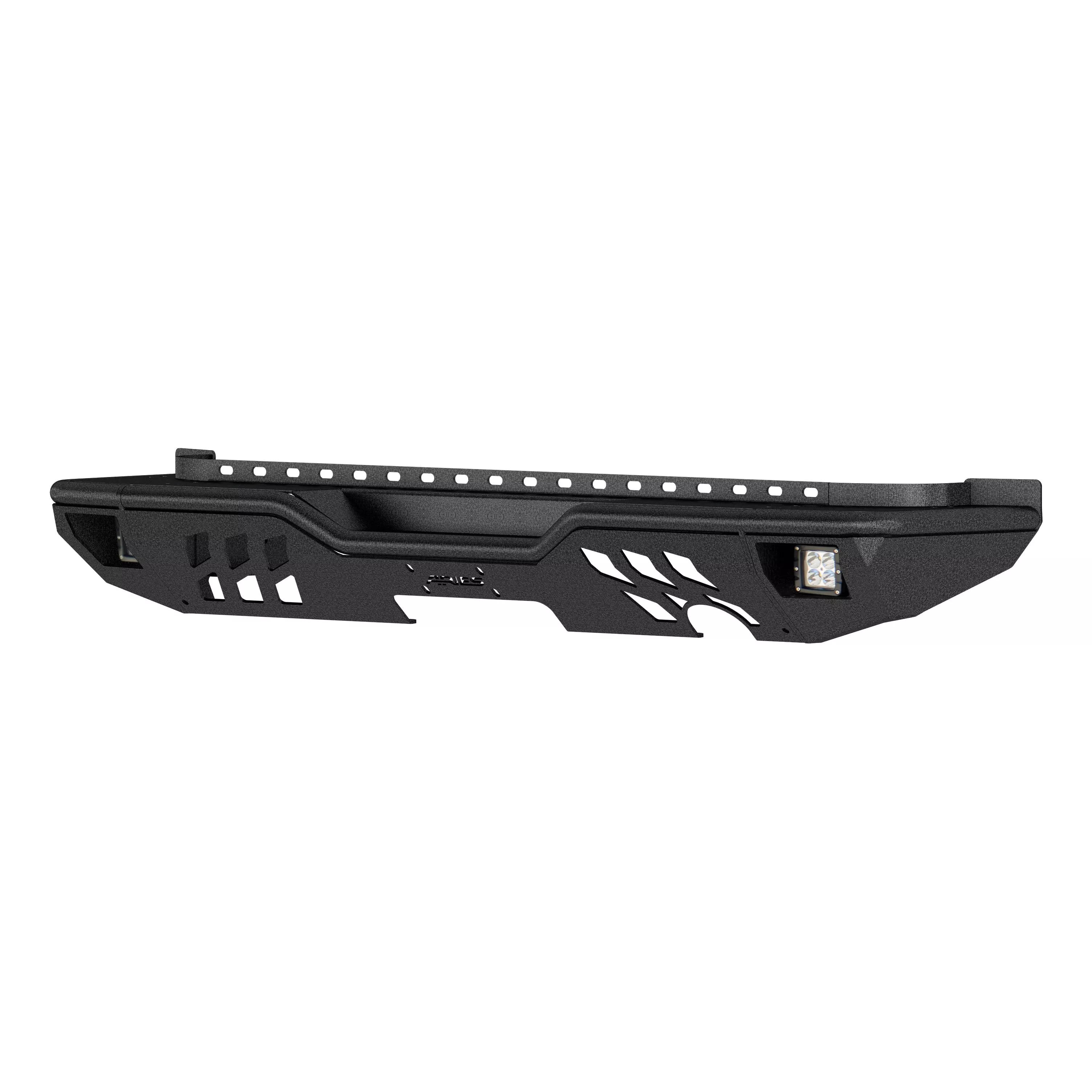 2082061 - TrailChaser Black Aluminum Rear Bumper with LED Lights, Select Jeep Wrangler JK - 2018 Jeep Wrangler JK, 2007-2017 Jeep Wrangler