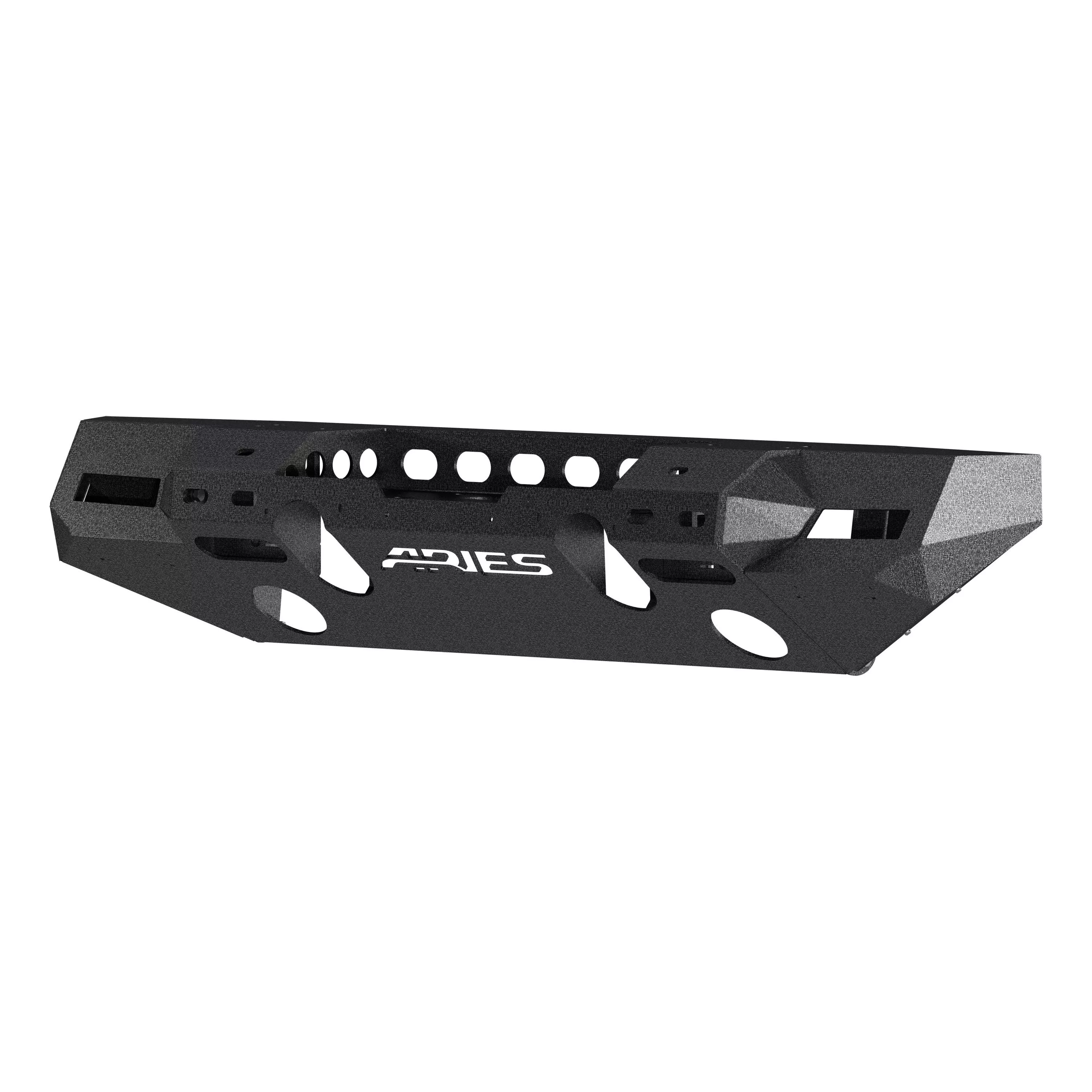 2082076 - TrailChaser Black Aluminum Front Bumper with Winch Mount, Select Jeep Wrangler JL, Gladiator - 2020-2026 Jeep Gladiator and more