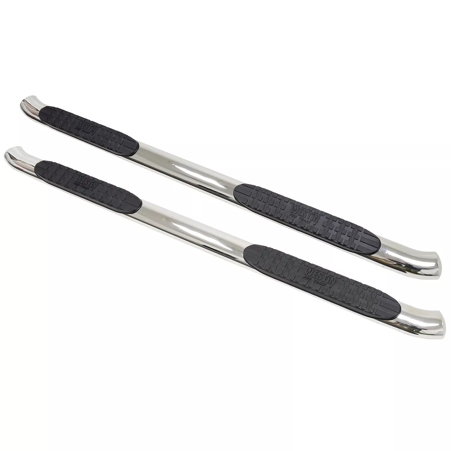 21-23720 - PRO TRAXX 4 Oval Nerf Step Bars - 2015-2019 Chevrolet Silverado 2500 HD, 2015-2019 Chevrolet Silverado 3500 HD and more