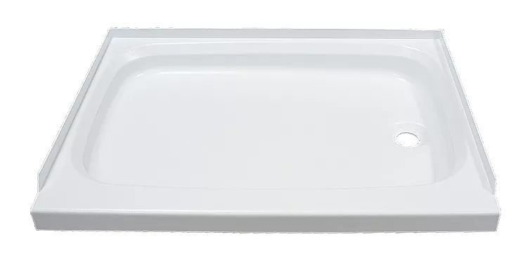 210371 - RV Shower Pan with Right Drain - 24" x 32" White