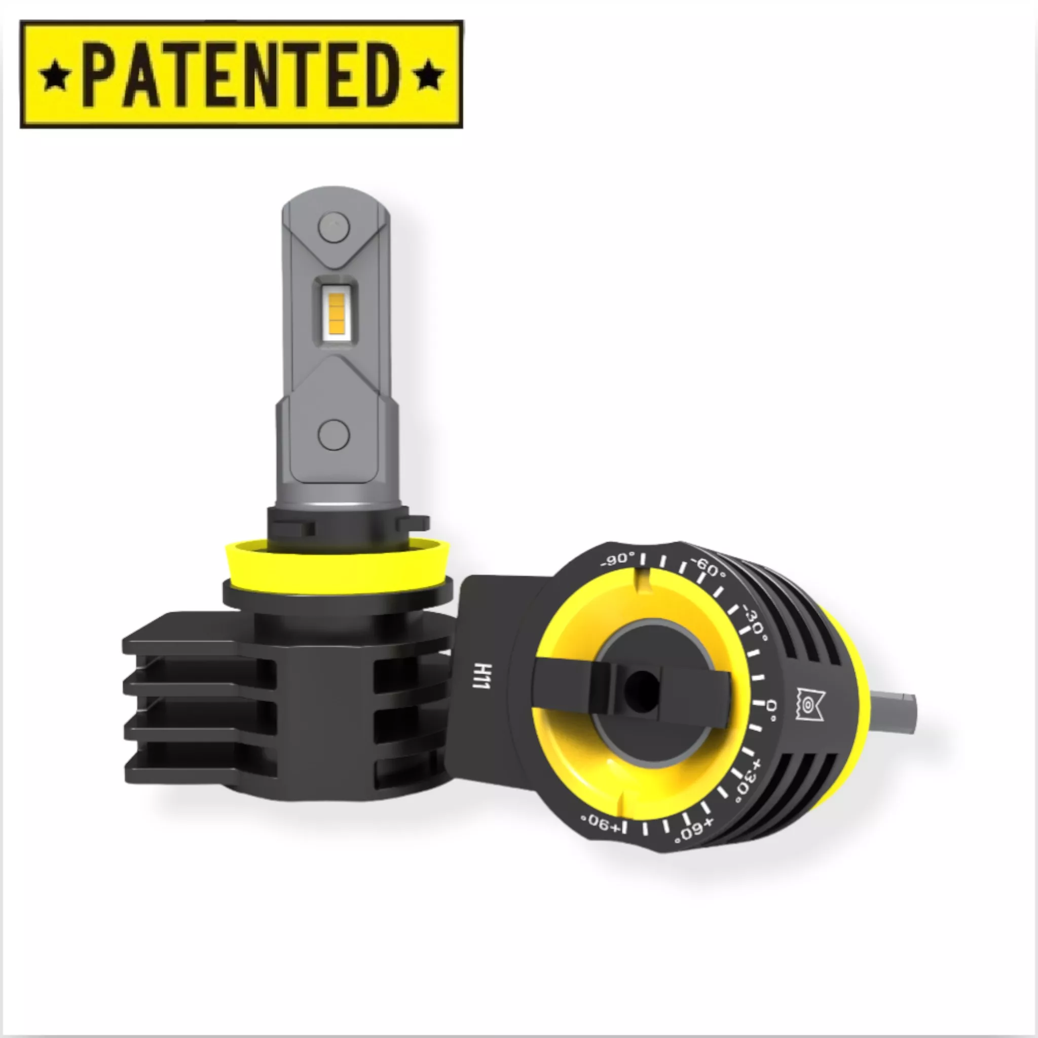 21111 - Tiny Monster Concept Series LED Performance Bulb Kit (H11/H8/H9/H16JP) - 2017-2024 Alfa Romeo Giulia and more