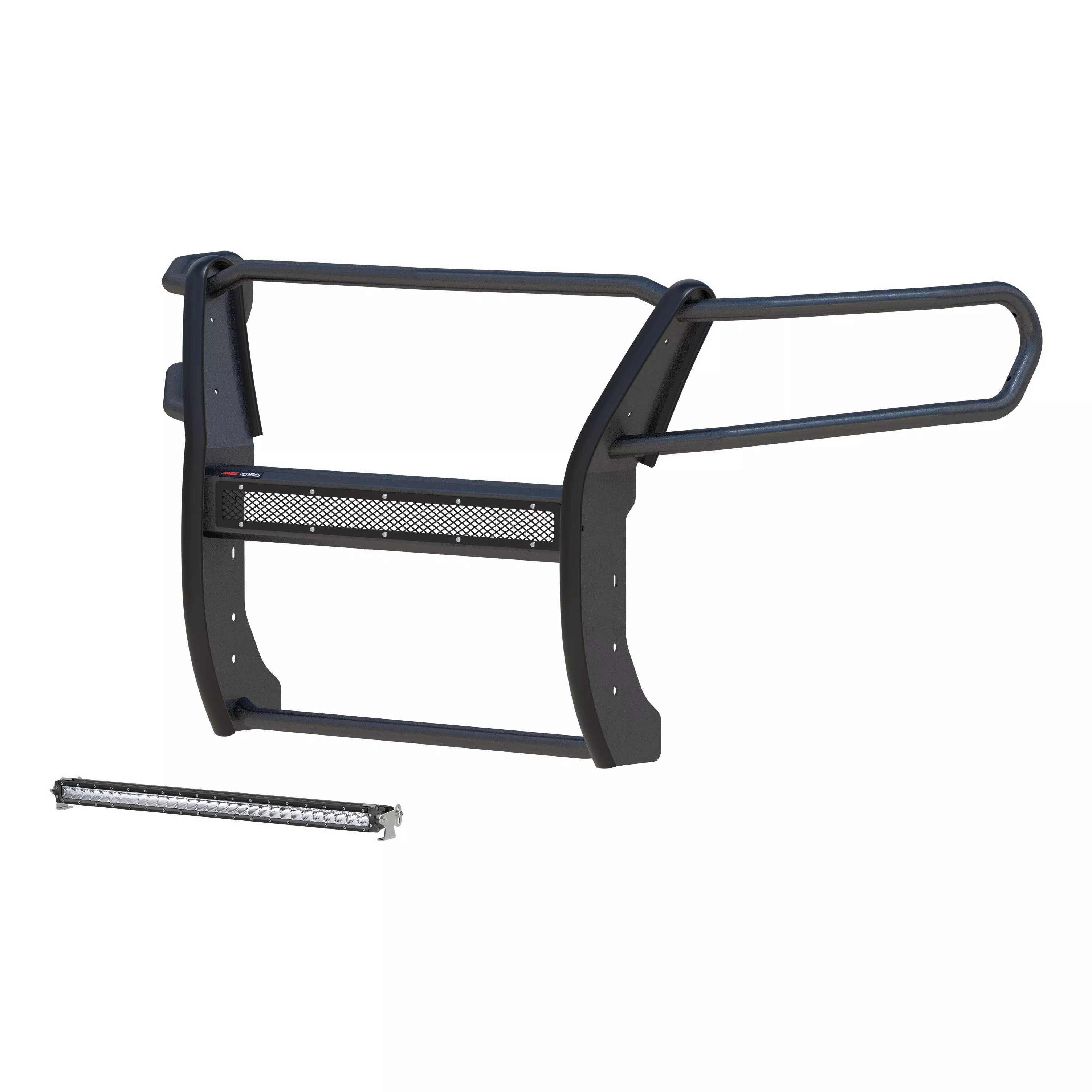 2170022 - Pro Series Black Steel Grille Guard with Light Bar, Select Chevrolet Colorado, GMC Canyon - 2015-2022 Chevrolet Colorado and more