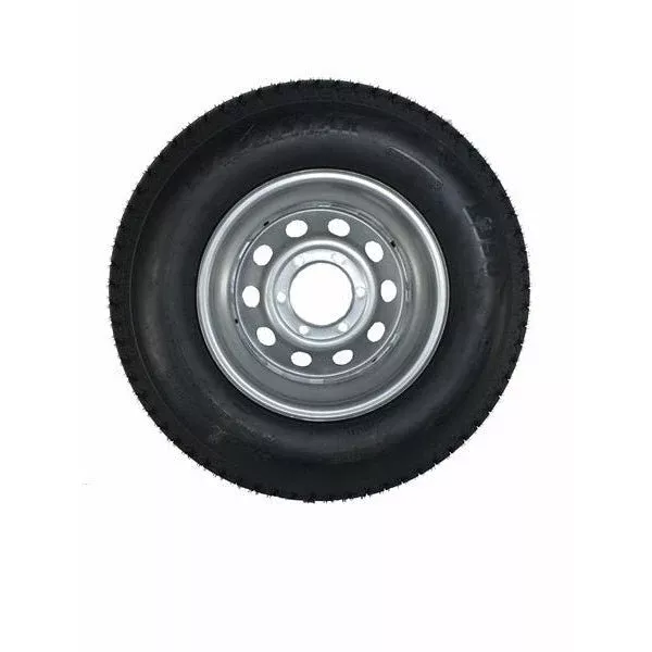 225/75D Tire15 D/6H Trailer Wheel Mini Modular Silver