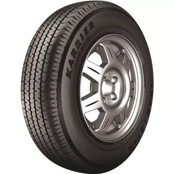 235/80R16 Tire E/6H Trailer Wheel Spoke White Striped