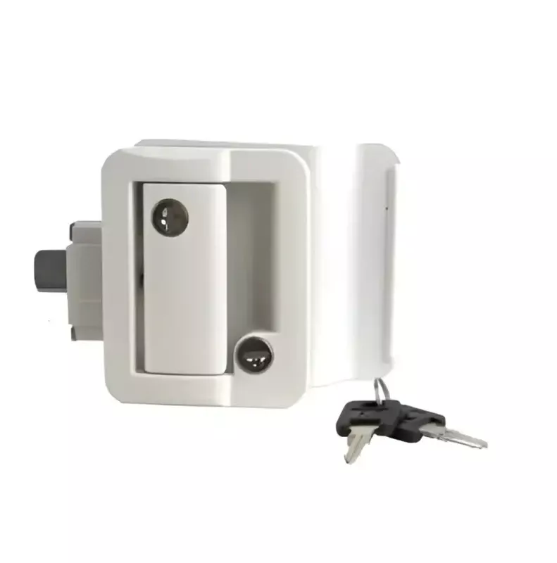 239632 Lippert Components Entry Door Lock Paddle Style Handle With