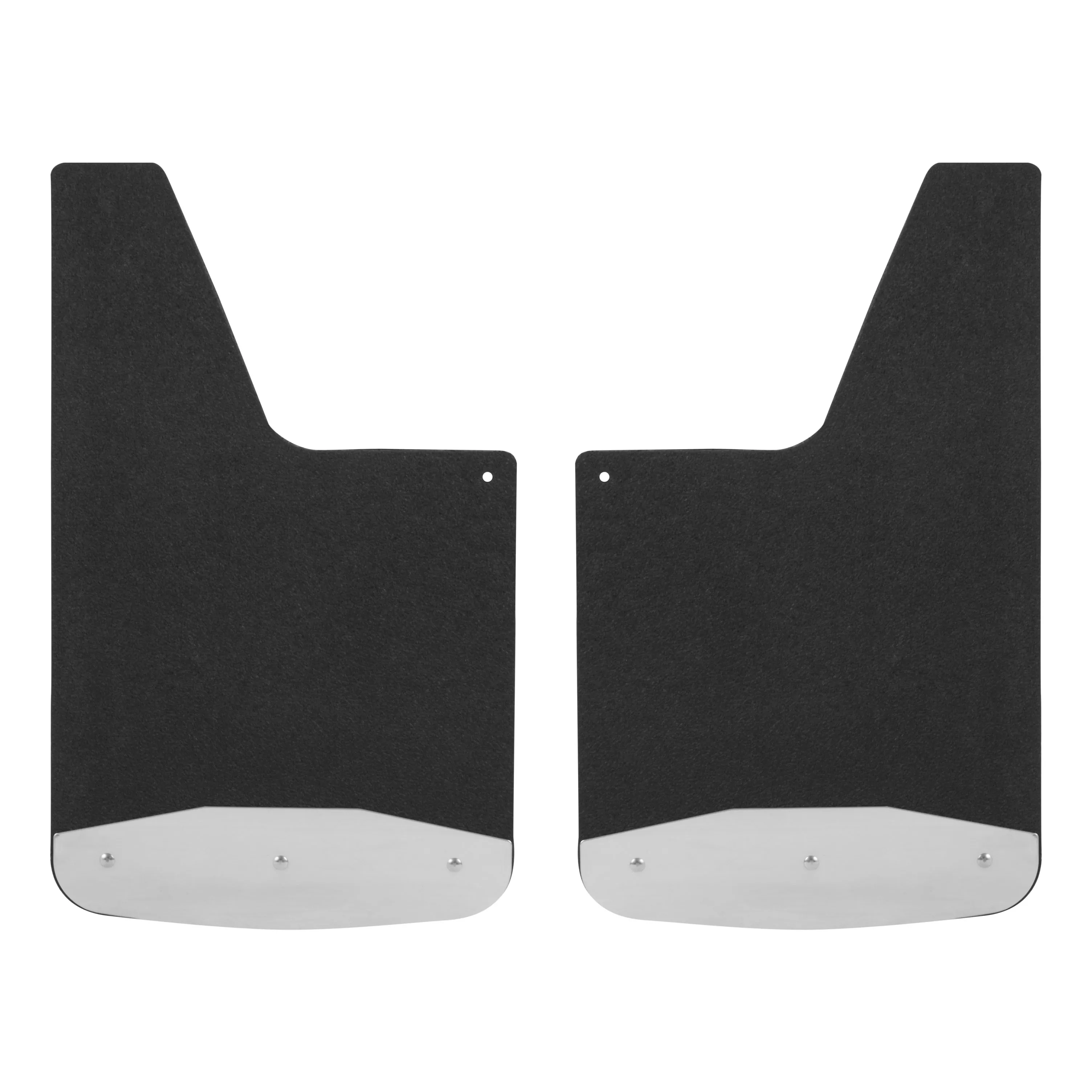 250934 - Front 12-Inch x 20-Inch Textured Rubber Mud Guards, Select Ram 1500, 2 Flaps - 2019-2026 Ram 1500