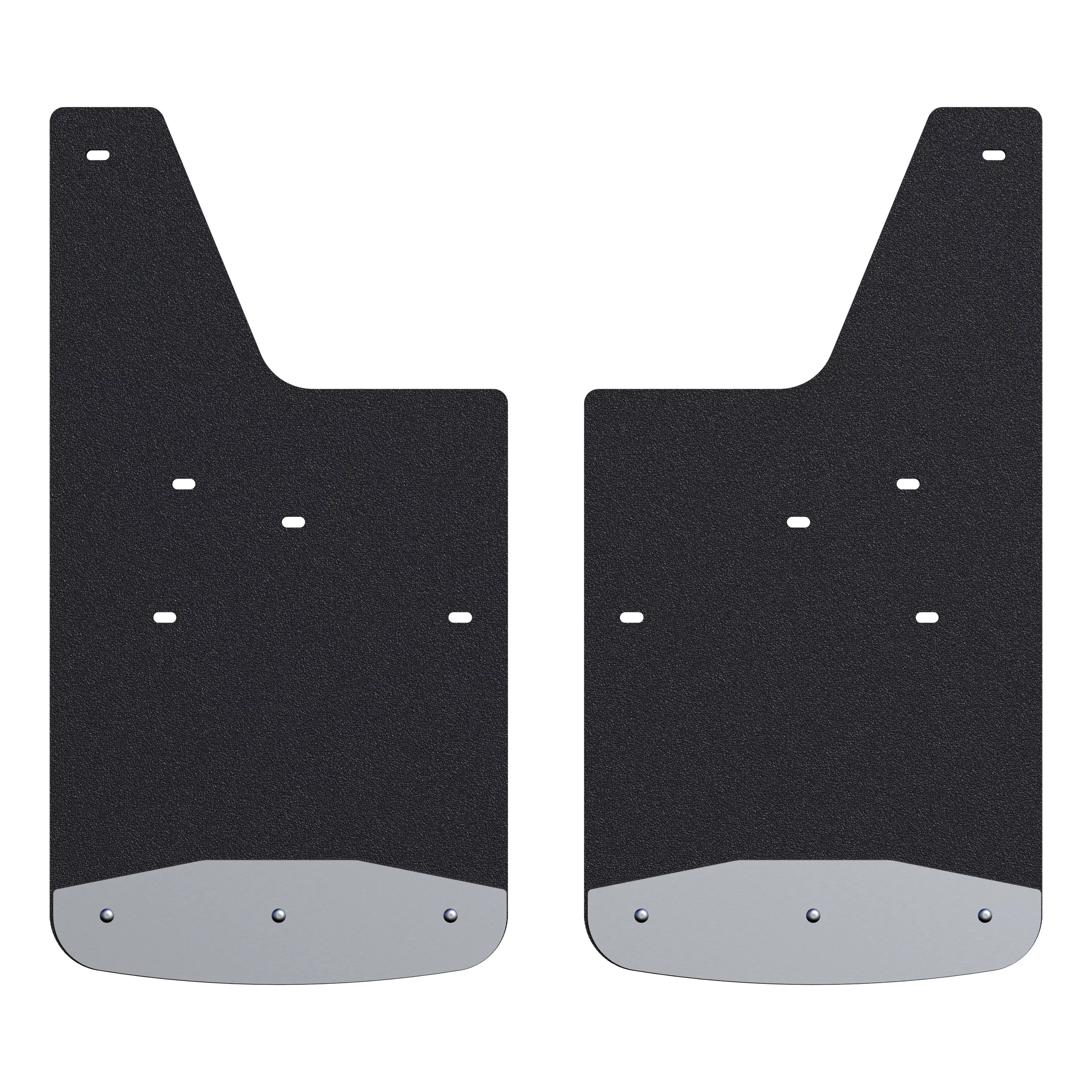 251450 - Front 12-Inch x 23-Inch Textured Rubber Mud Guards, Select Chevrolet Silverado 2500, 3500 HD, 2 Flaps - 2020-2026 Chevrolet Silverado 2500 HD and more