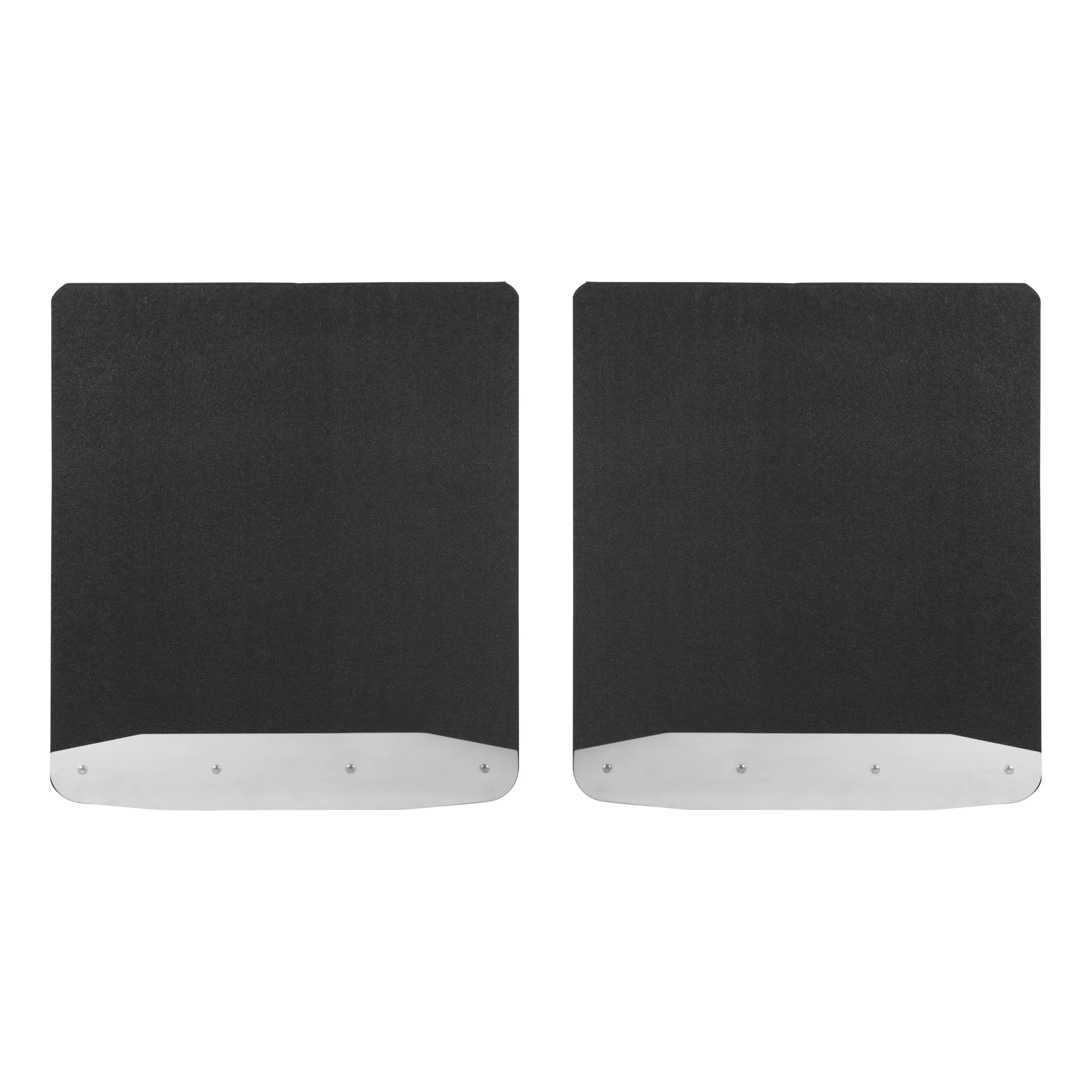 251724 - Rear Dually 20-Inch x 23-Inch Textured Rubber Mud Guards, Select Ford F-350, F-450 Super Duty, 2 Flaps - 2017-2027 Ford F-350 Super Duty and more