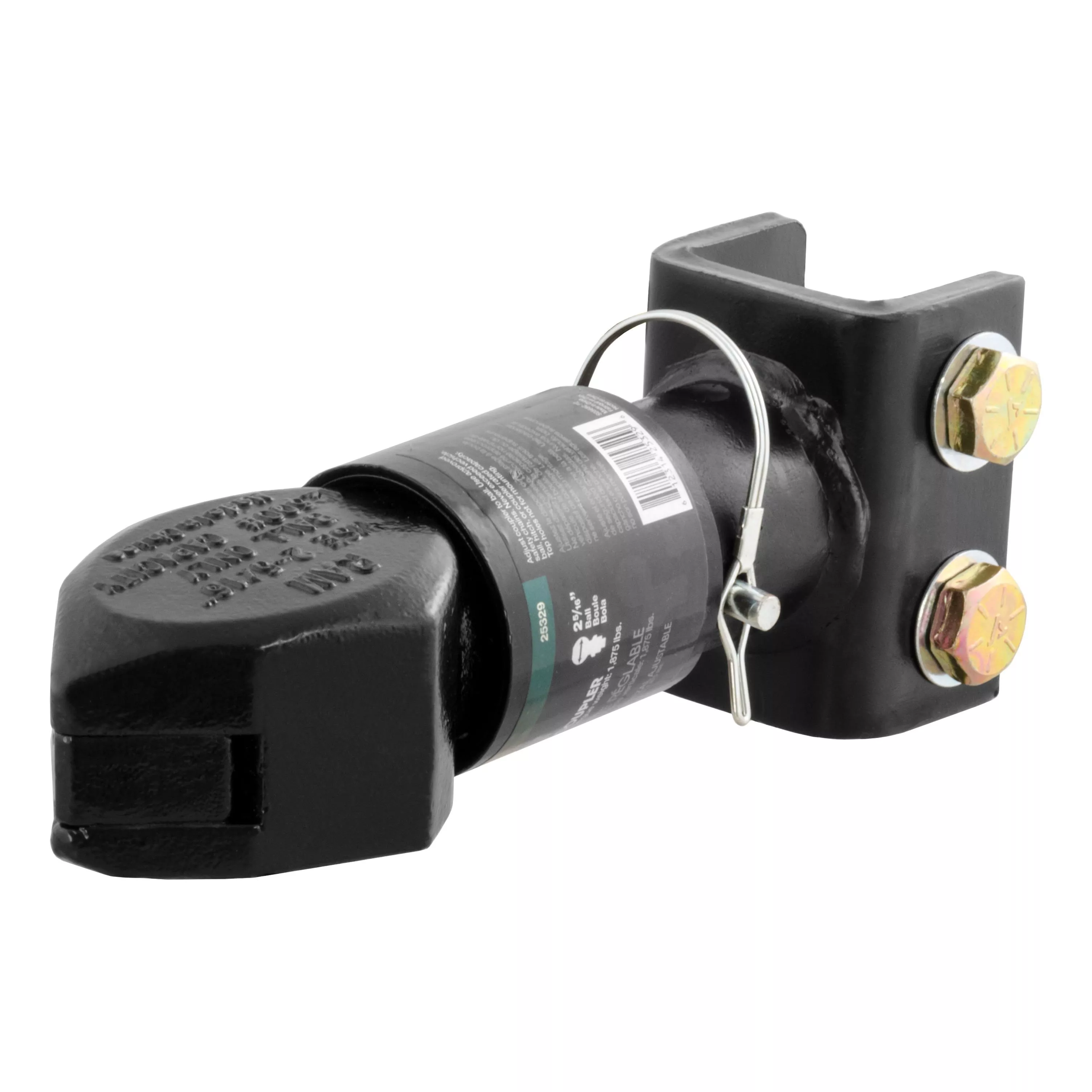 25329 - Channel-Mount Adjustable Trailer Coupler, 2-5/16-Inch Hitch Ball, 12,500 lbs