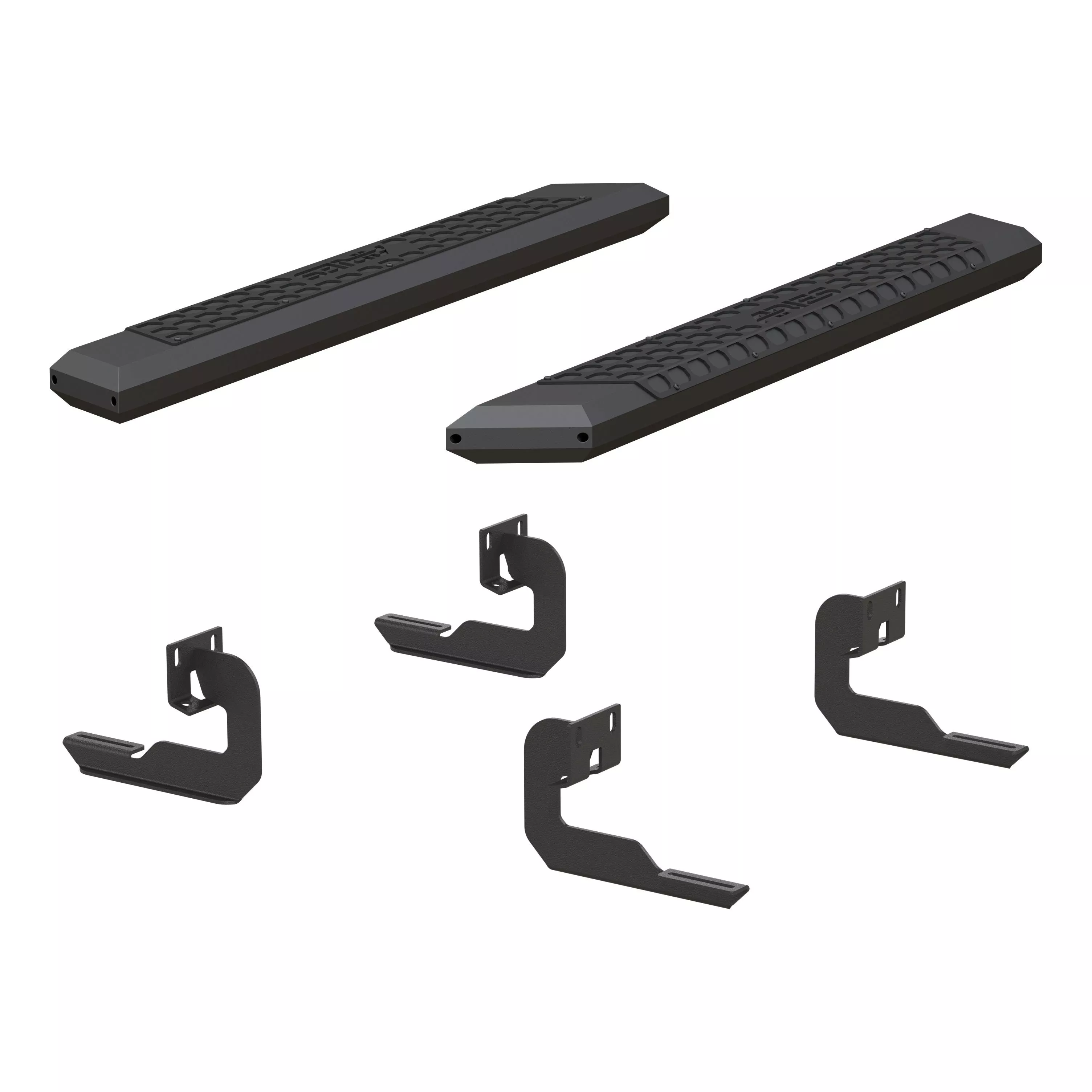 2556007 - AdvantEDGE Black Aluminum 53-Inch Truck Running Boards, Select Ford F-150 - 2004-2014 Ford F-150