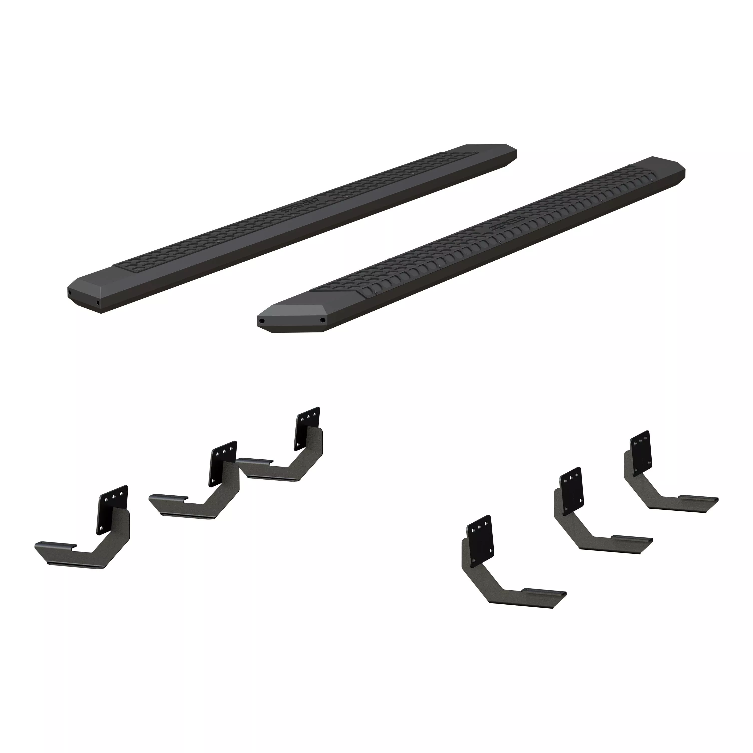 2556049 - AdvantEDGE Black Aluminum 91-Inch Truck Running Boards, Select Ram 1500 - 2019-2026 Ram 1500
