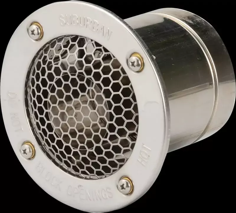 261618 Suburban Mfg Wall Vent For 2 To 3 Inch Wall Thickness