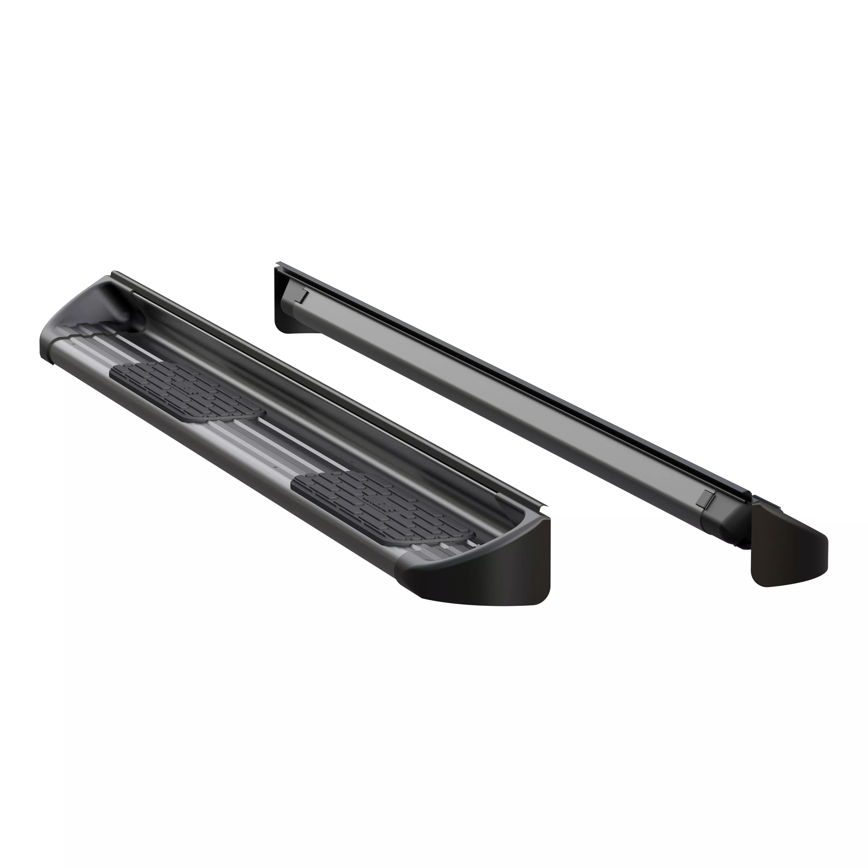 280744 - Black Stainless Steel Side Entry Steps (No Brackets) - 2019-2026 Chevrolet Silverado 1500 and more