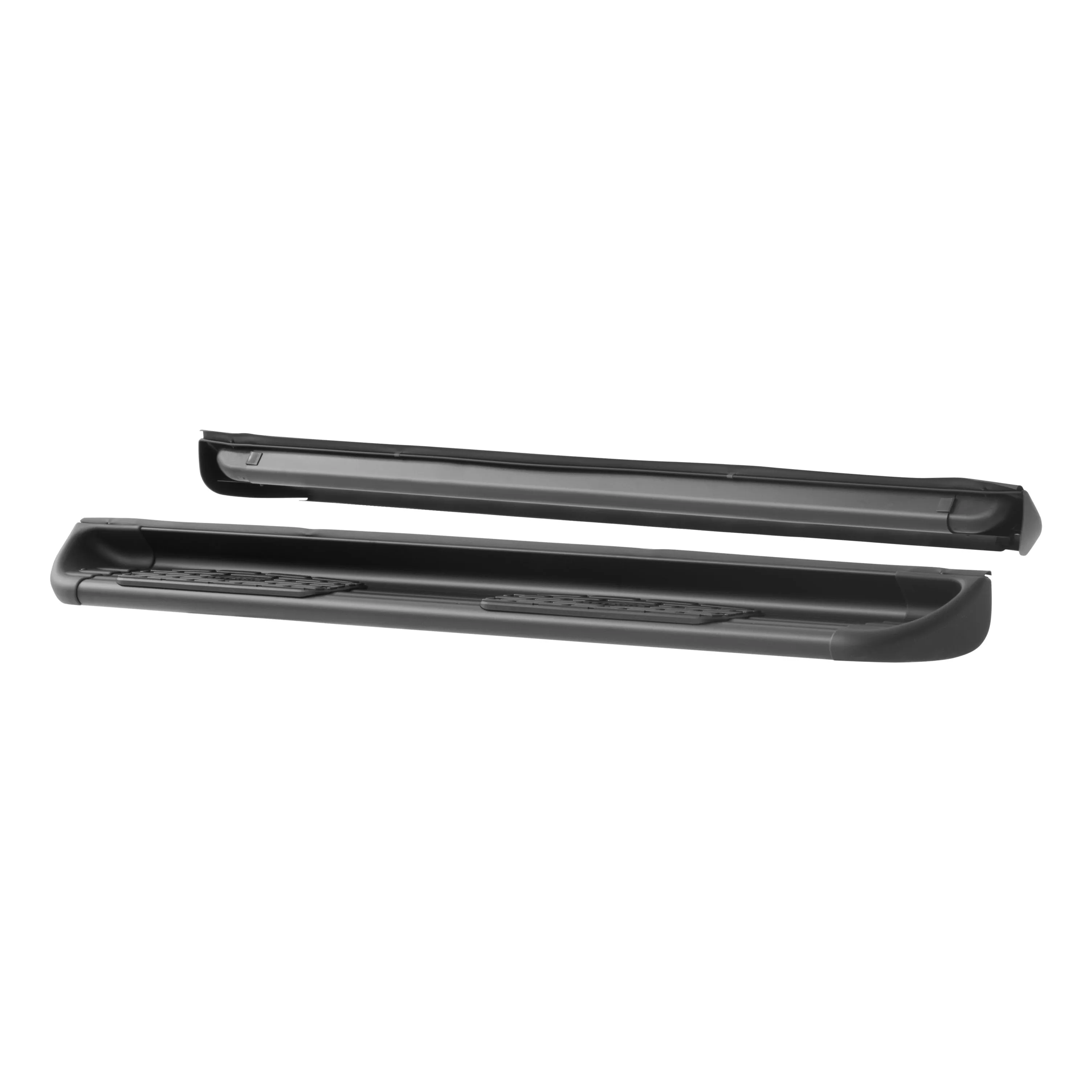 281442 - Black Stainless Steel Side Entry Steps (No Brackets) - 2019 Chevrolet Silverado 1500 LD, 2019 GMC Sierra 1500 Limited and more