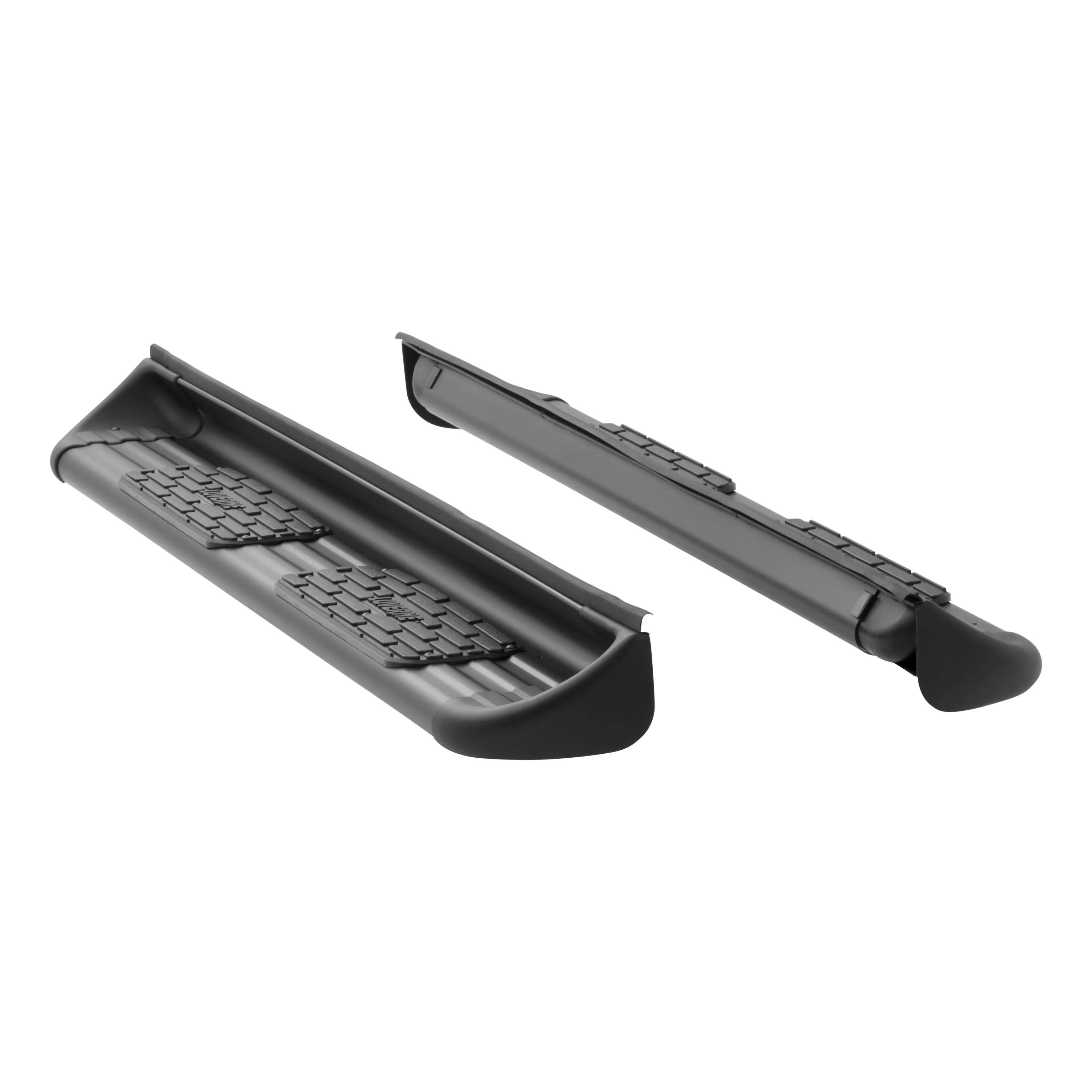 281522 - Black Stainless Steel Side Entry Steps (No Brackets) - 2017-2027 Ford F-250 Super Duty, 2017-2027 Ford F-350 Super Duty and more