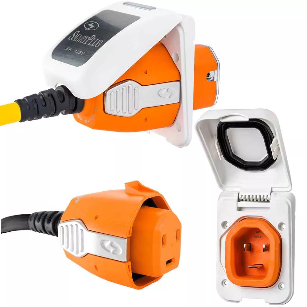 30 Amp F CNTOR INLET WHITE