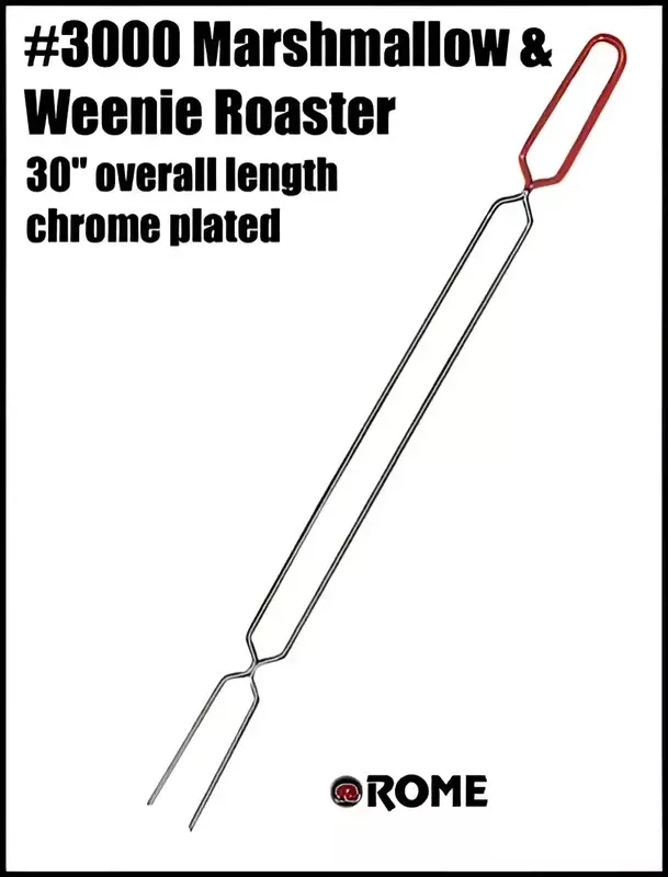 3000 Rome Industry Campfire Roasting Fork 30 Inch Length