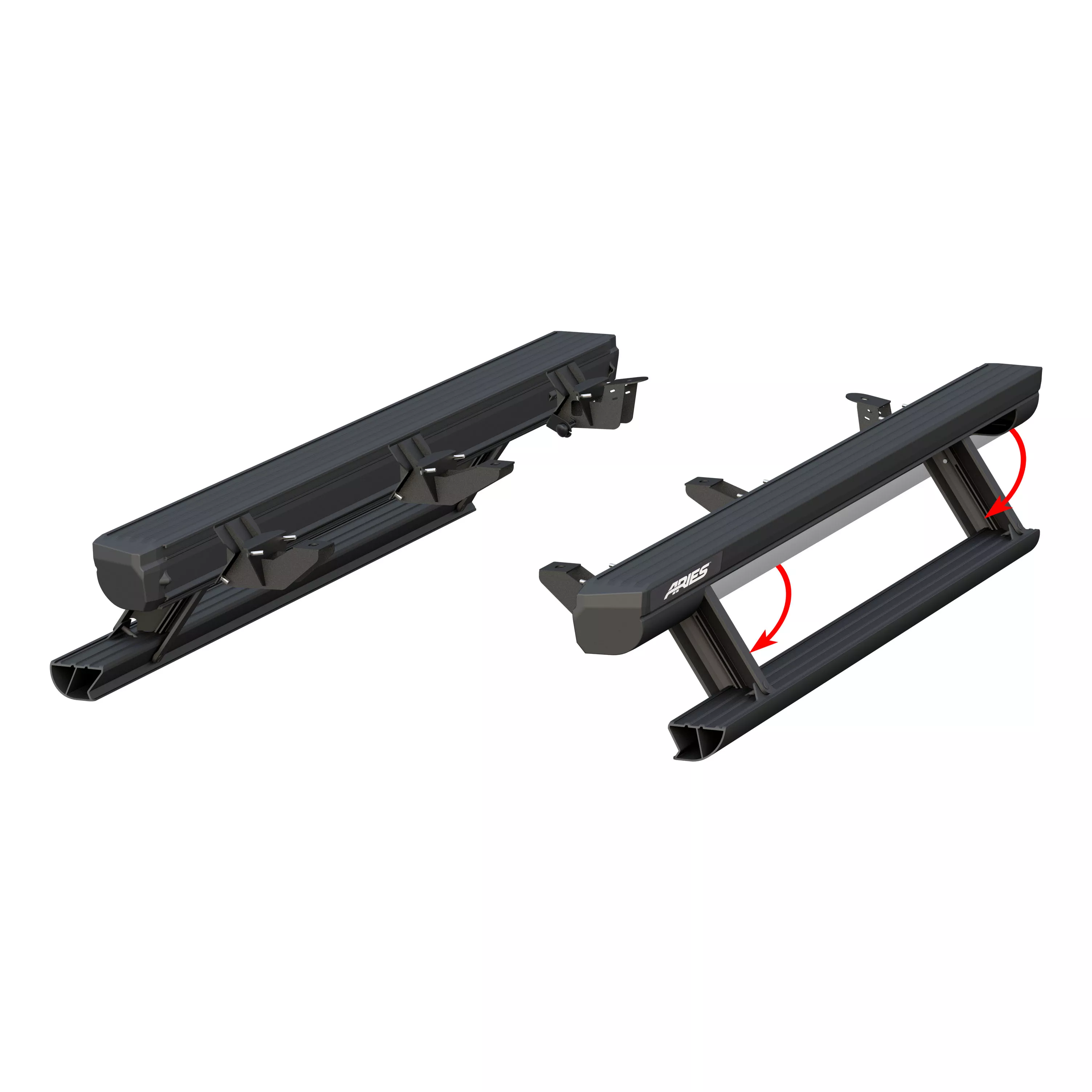 3036570 - ActionTrac 69.6-Inch Retractable Powered Running Boards, Fits Select Jeep Wrangler JK - 2018 Jeep Wrangler JK and more