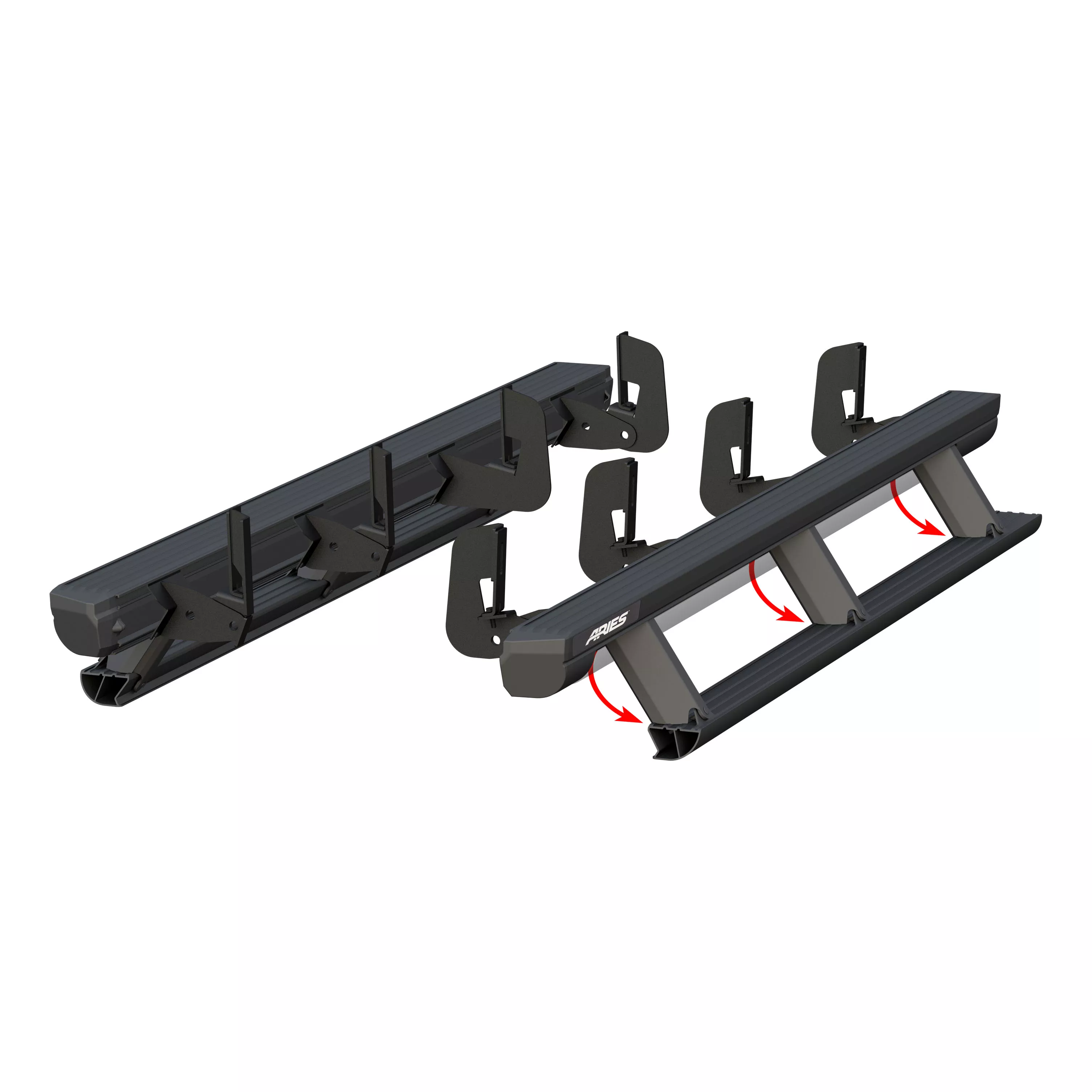 3047902 - ActionTrac 83.6-Inch Retractable Powered Running Boards, Fits Select Chevrolet Silverado, GMC Sierra 1500, 2500, 3500 Crew Cab - 2015-2019 Chevrolet Silverado 2500 HD and more