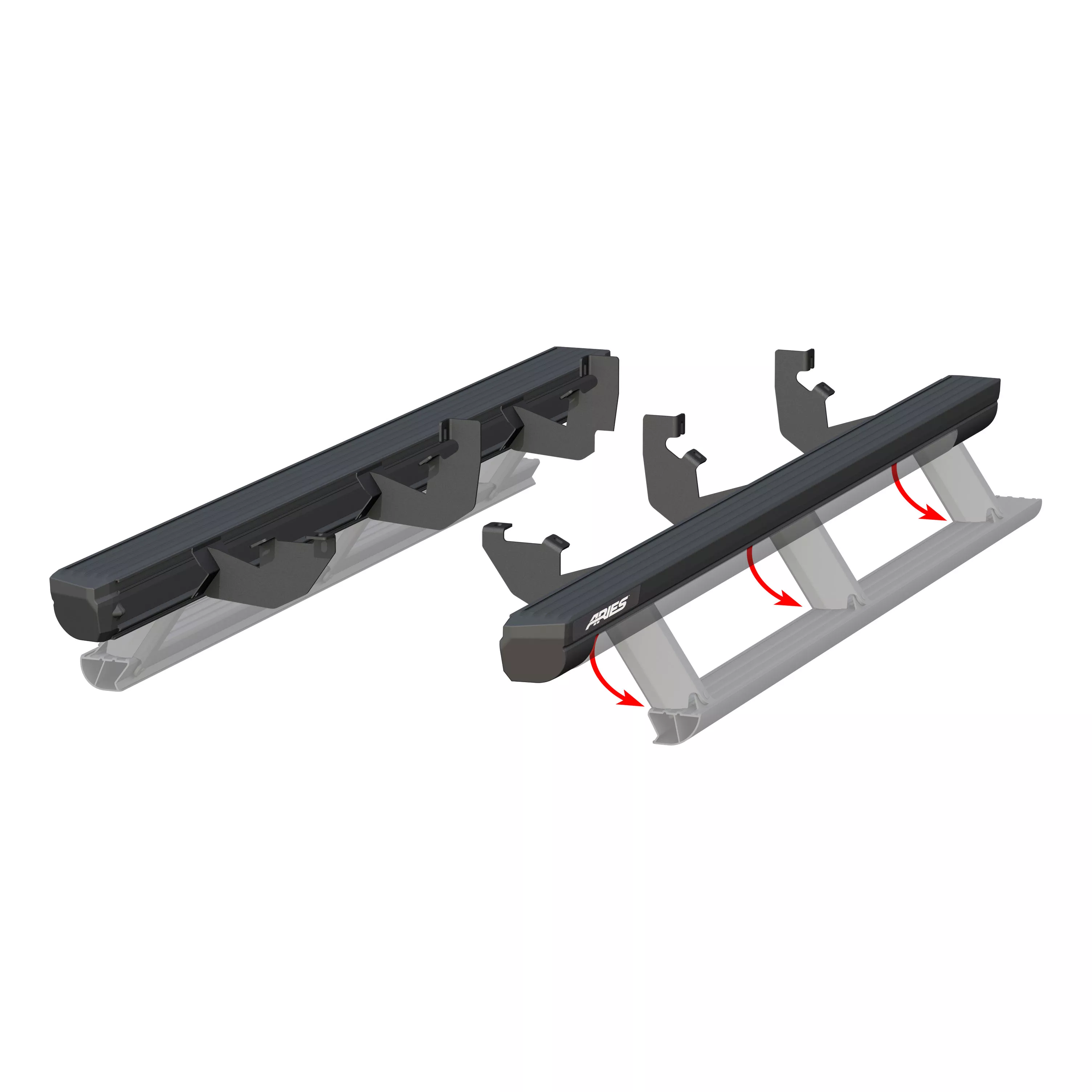 3047923 - ActionTrac 83.6-Inch Retractable Powered Running Boards, Fits Select Ford Ranger - 2019-2026 Ford Ranger