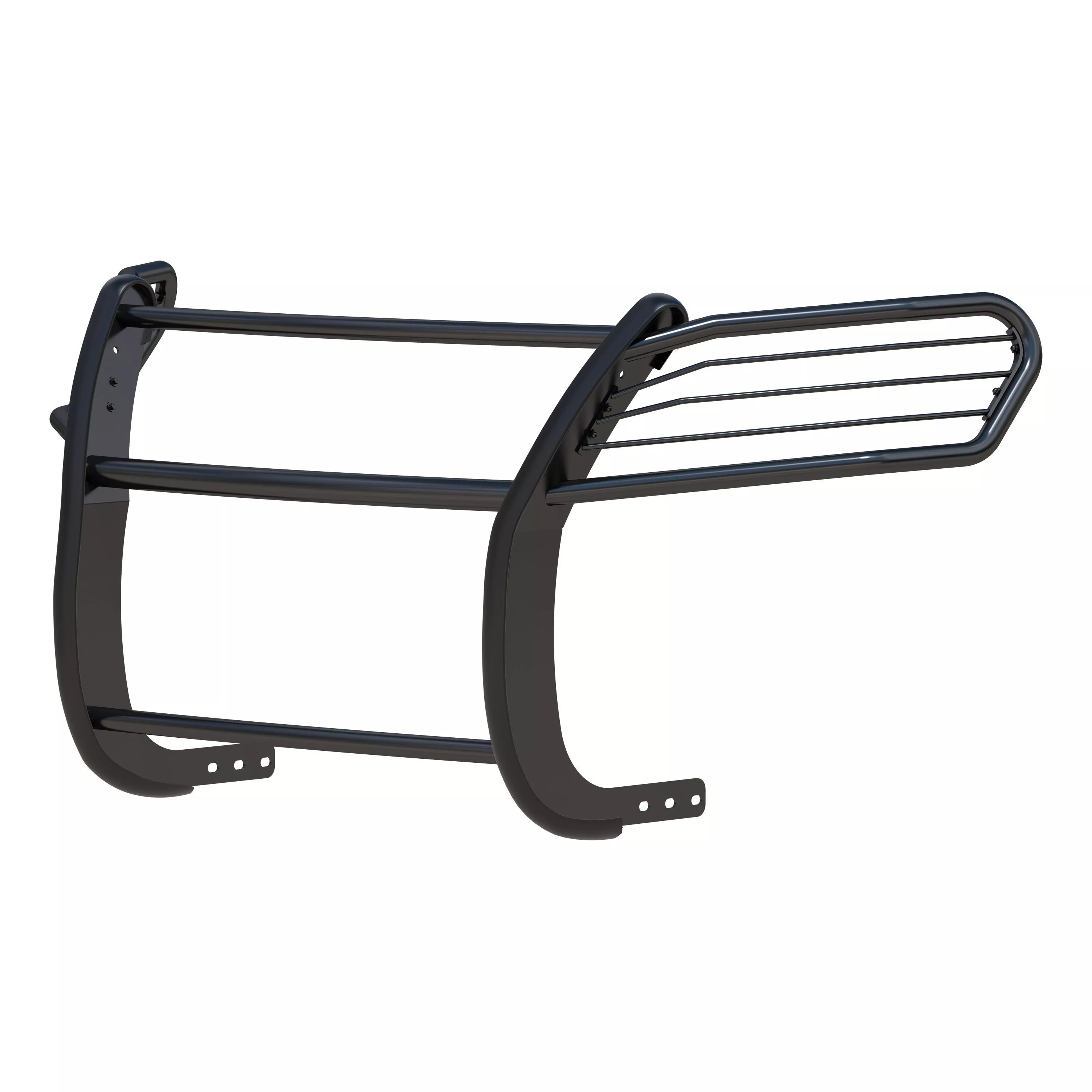 3068 - 1-1/2-Inch Black Steel Grille Guard, No-Drill, Select Ford Explorer - 2016-2019 Ford Explorer