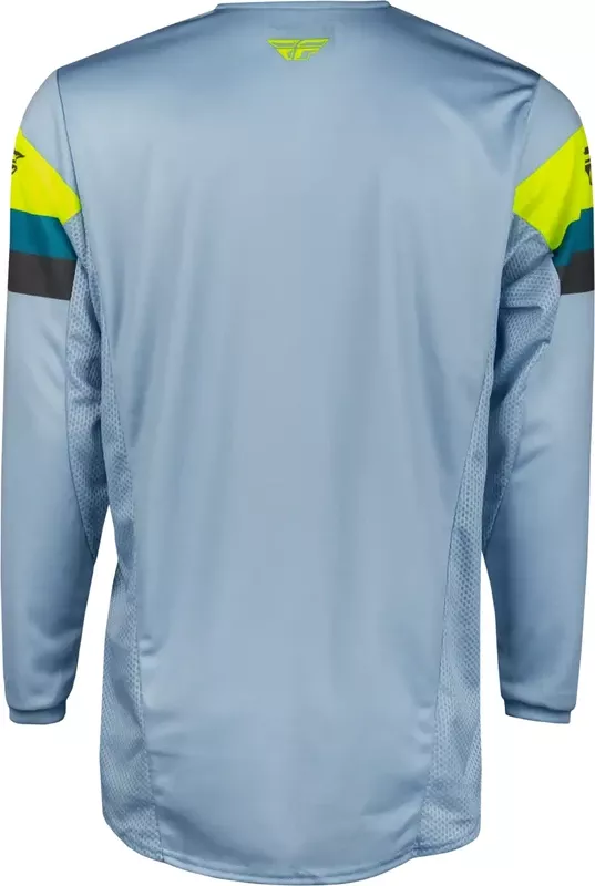 377-421YL Youth Kinetic Prix Jersey Ice Grey/Charcoal/Hi Vis Yl