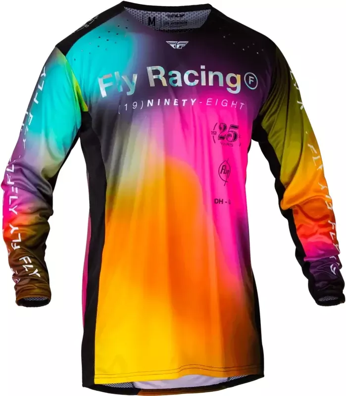 377-725M Fly Racing Lite Le Legacy Jersey Fuschia/Electric Blu/Hi-Vis Md