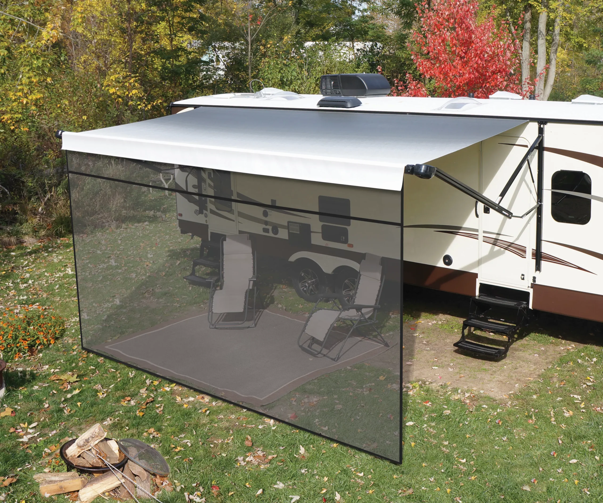 3797821019 - Super Shade RV Awning Front Panel - 10' x 19'