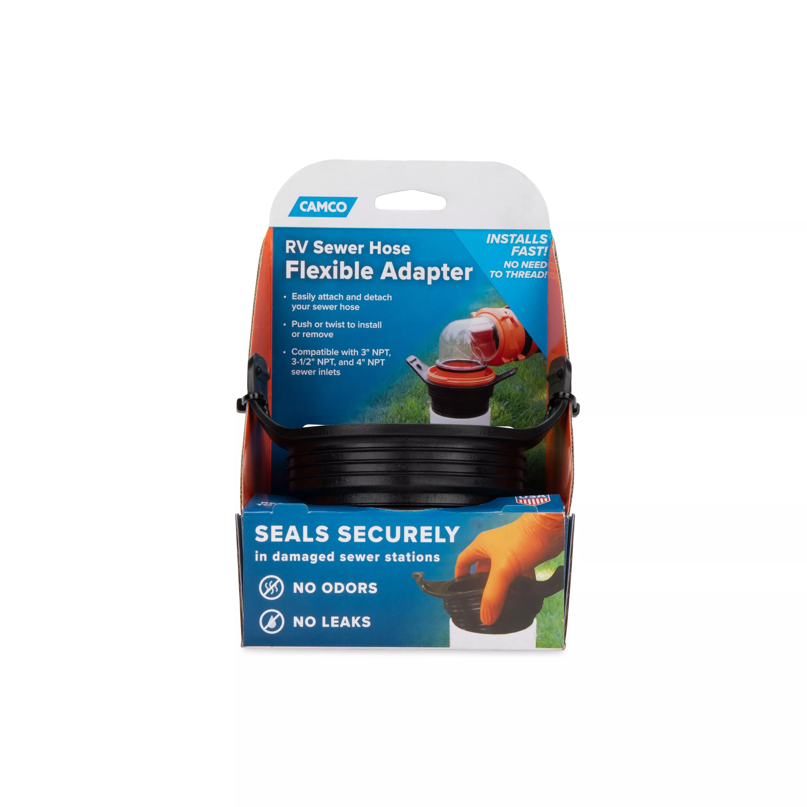 39318 - Sewer Hose Seal, Flexible 3-in-1