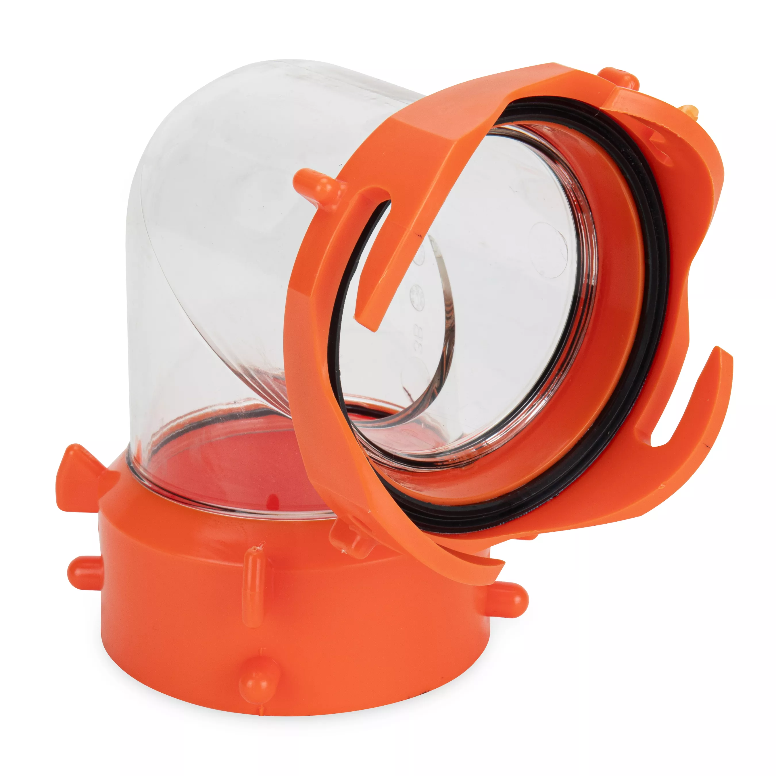 39857 - RhinoFLEX 90 Degree Swivel Fitting, Clear